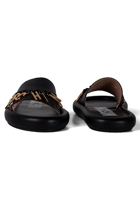 BLACK SANDALS BLACK 2