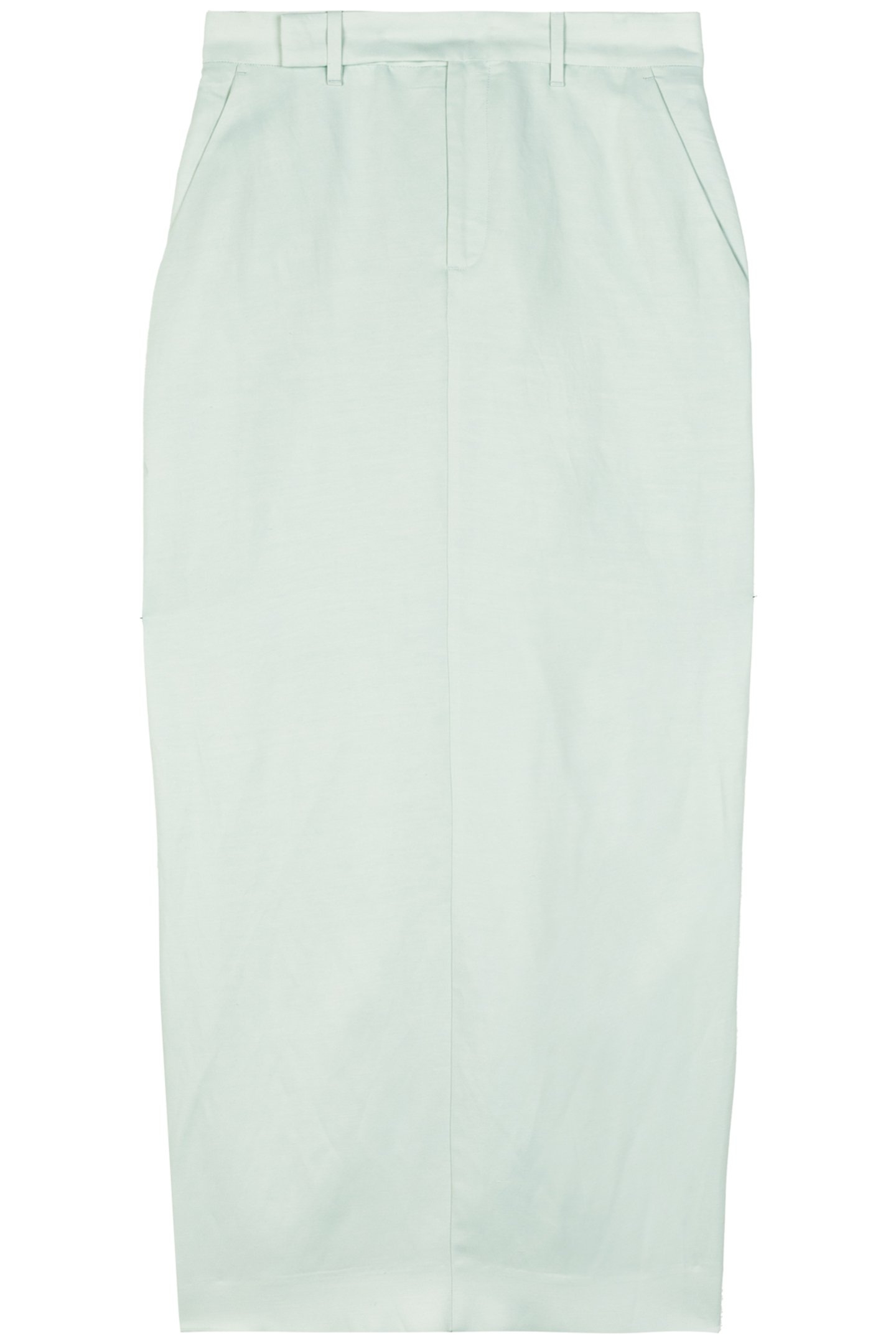 LINEN MAXI SKIRT MISTY BLUE 4