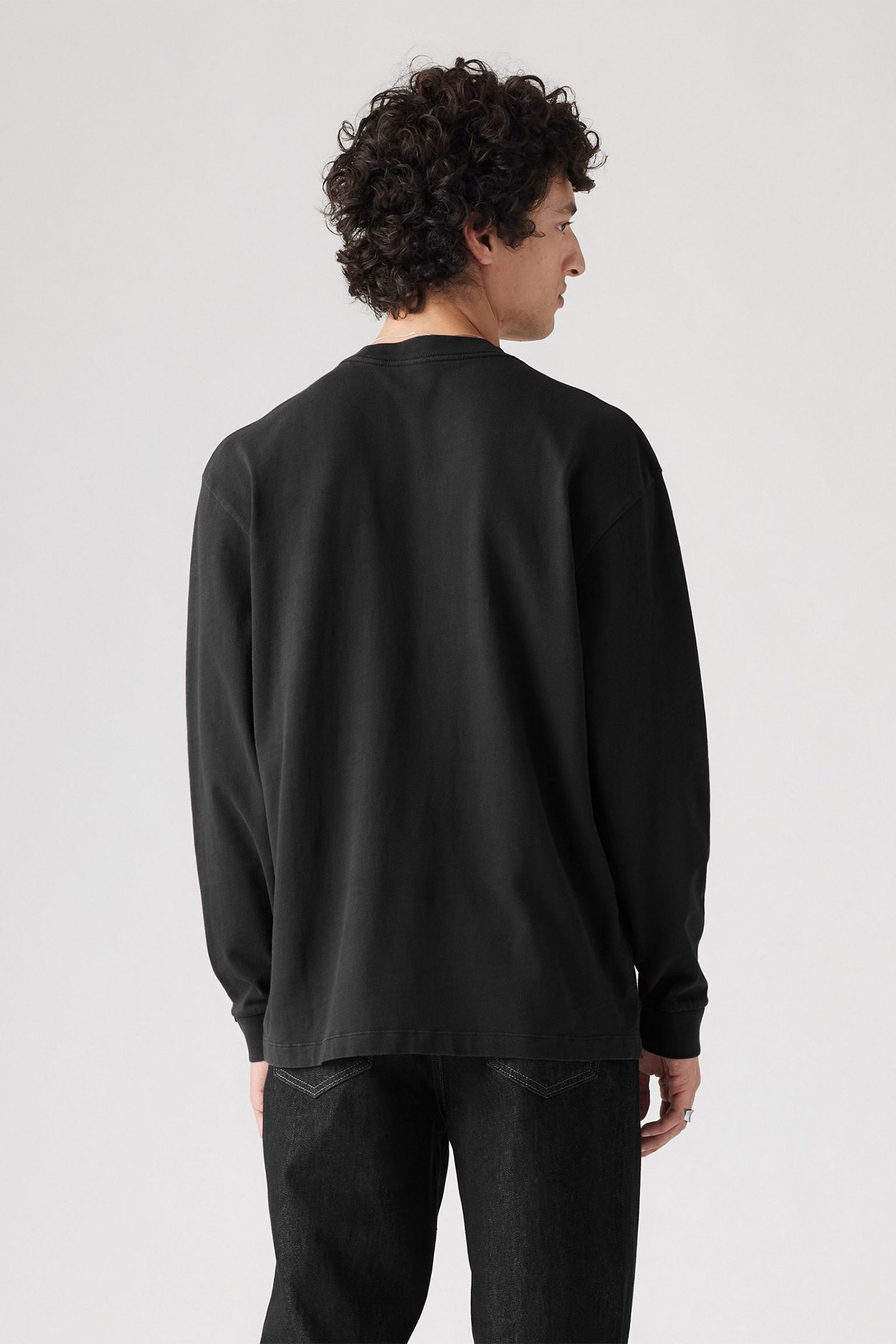 LS AUTHENTIC PKT TEE MINERAL BLACK 2