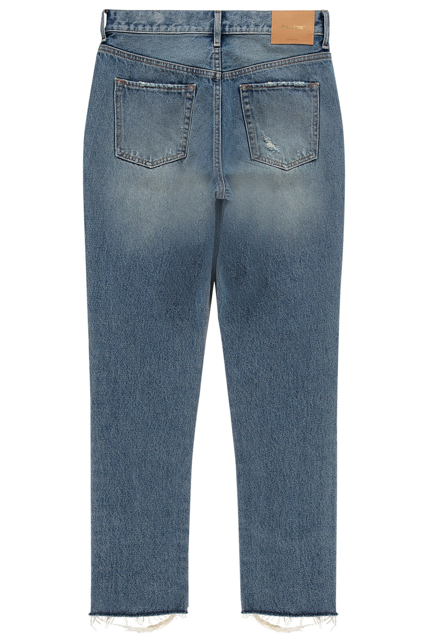 OCEANS CROPPED JEANS MID BLUE STONE 2