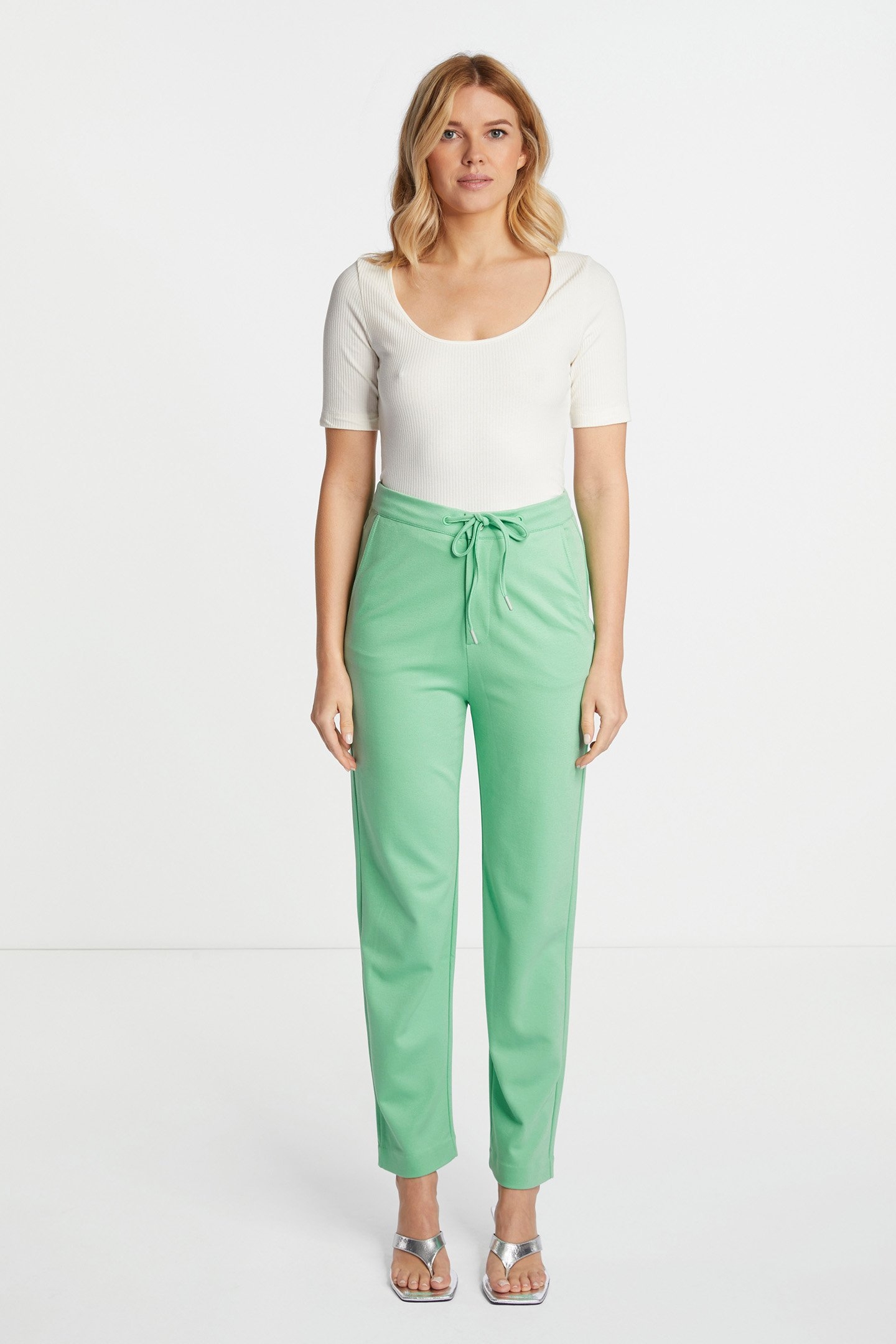 JERSEY PANTS GREEN TEA 1