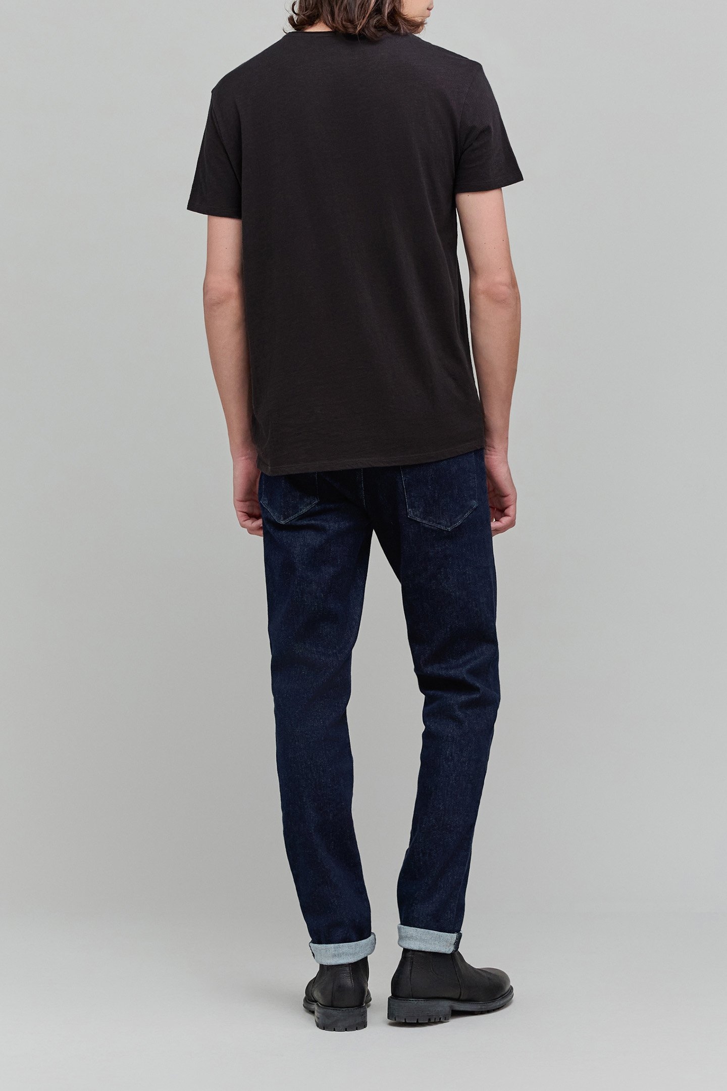 L'ESSENTIEL BROWN ORGANIC COTTON ROUND-NECK T-SHIRT 3