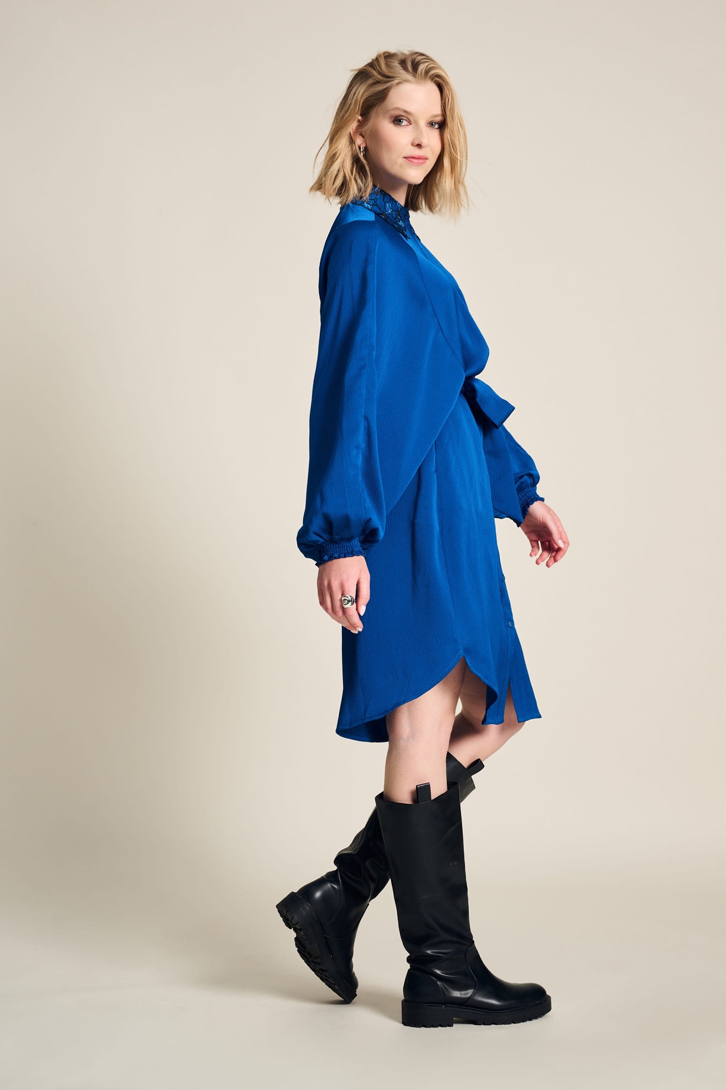 DRESS - BUTTERFLY BRIGHT BLUE 5