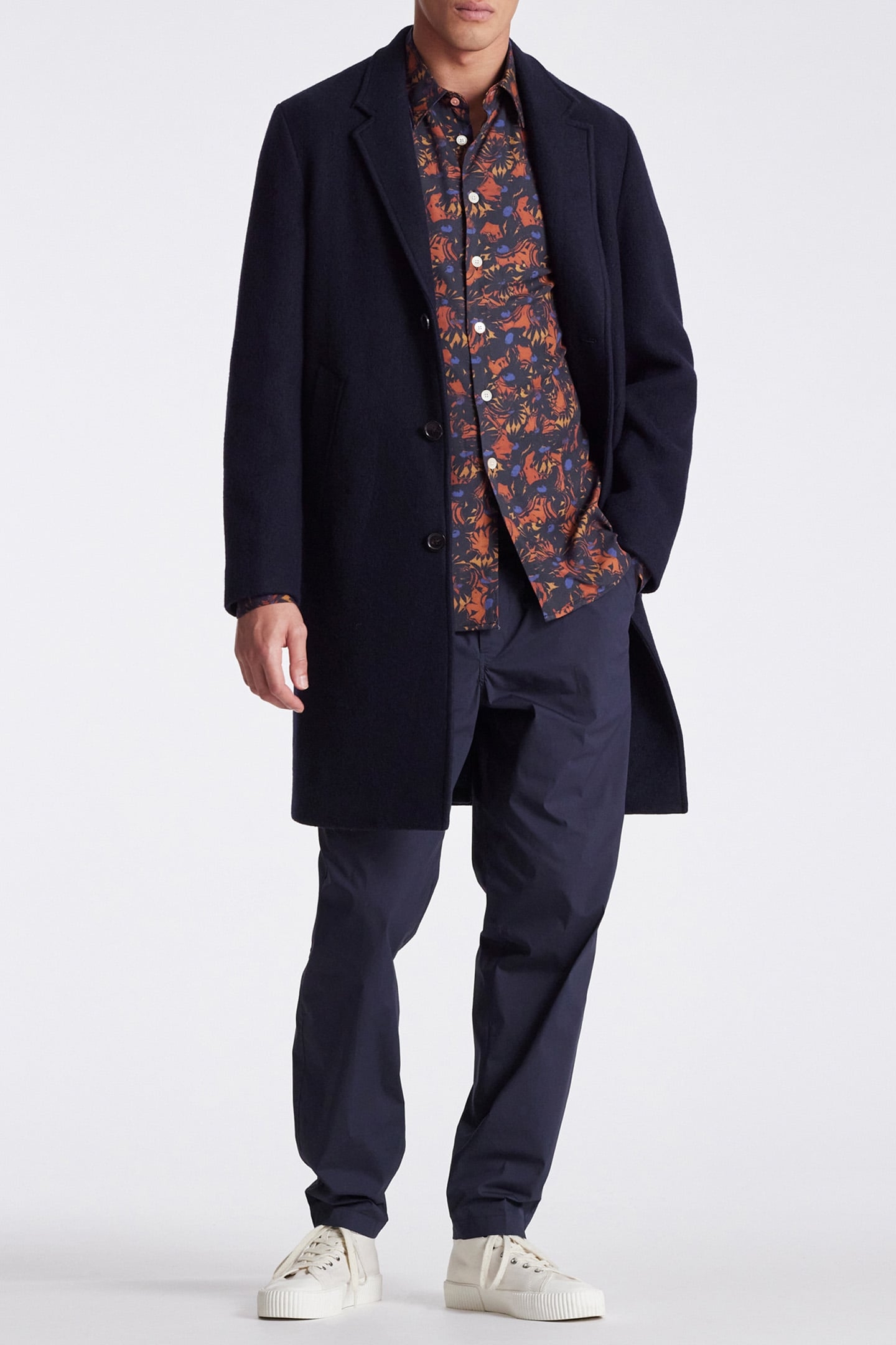 MENS LS REGULAR FIT SHIRT OCHRE YELLOW 5