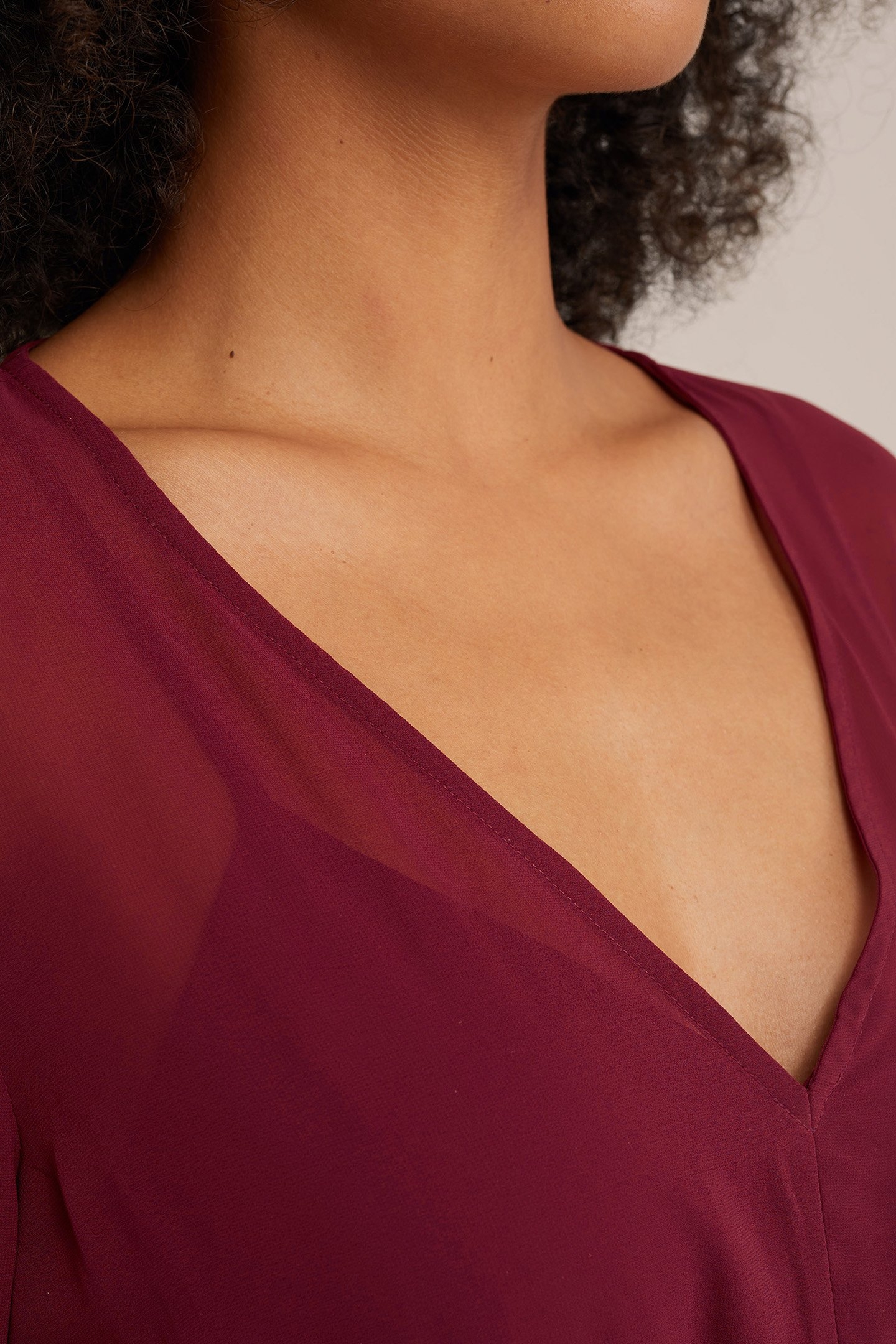 DRESS MID LENGTH VINTAGE RED 5