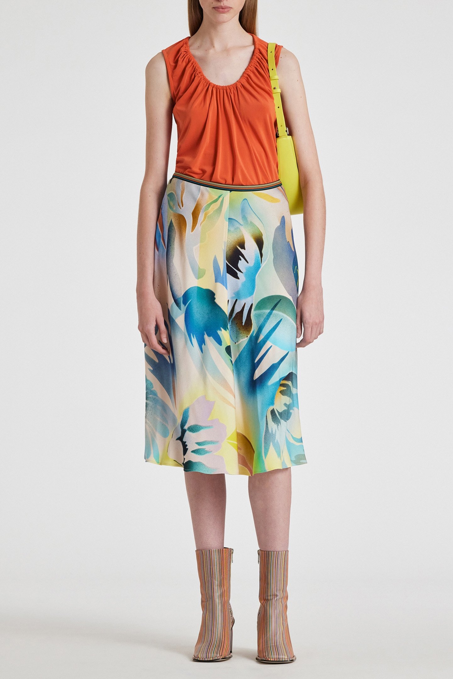 WOMENS TOP CORAL RED 5