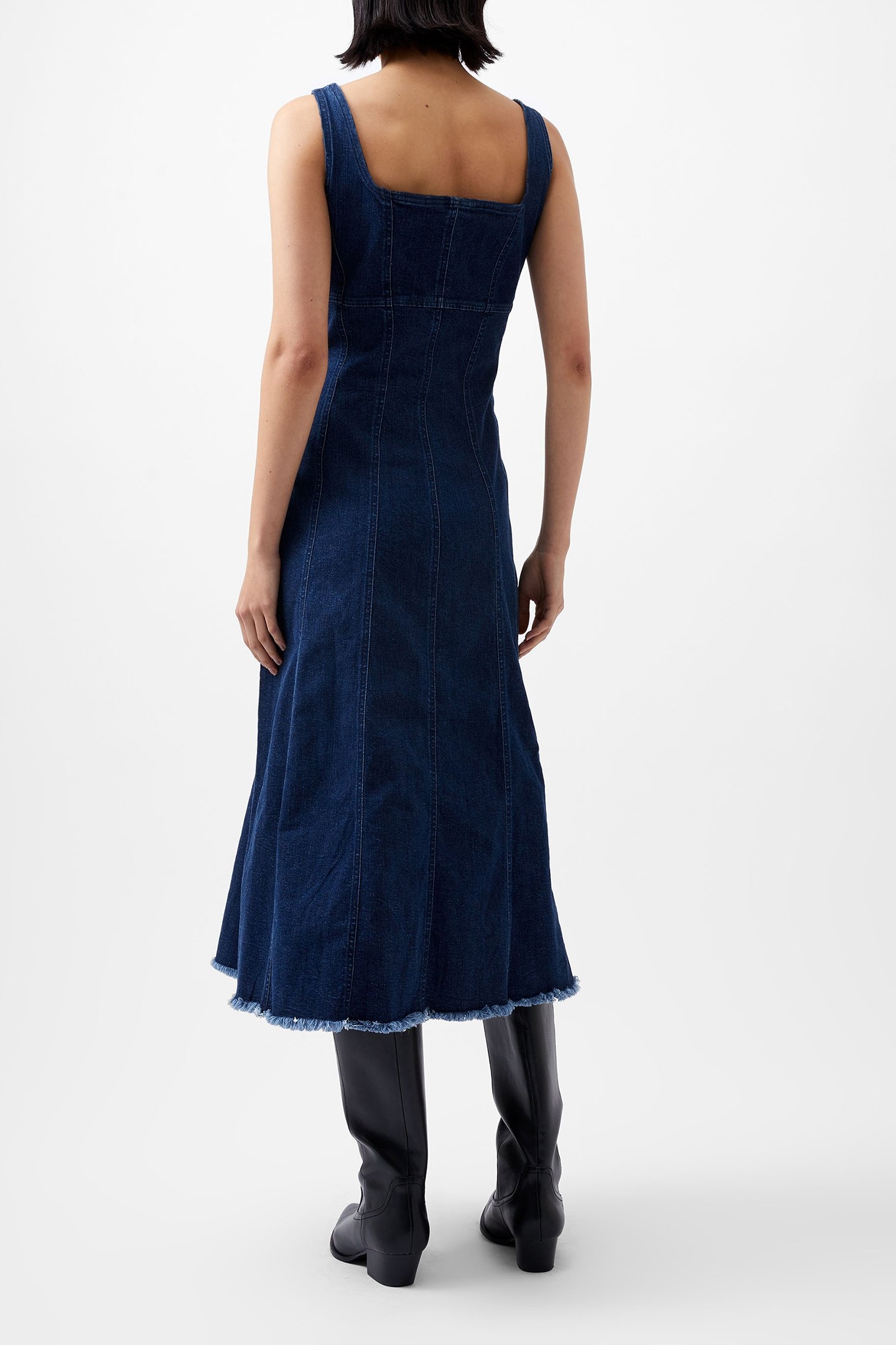 ARYWODE DENIM DRESS MID WASH 2