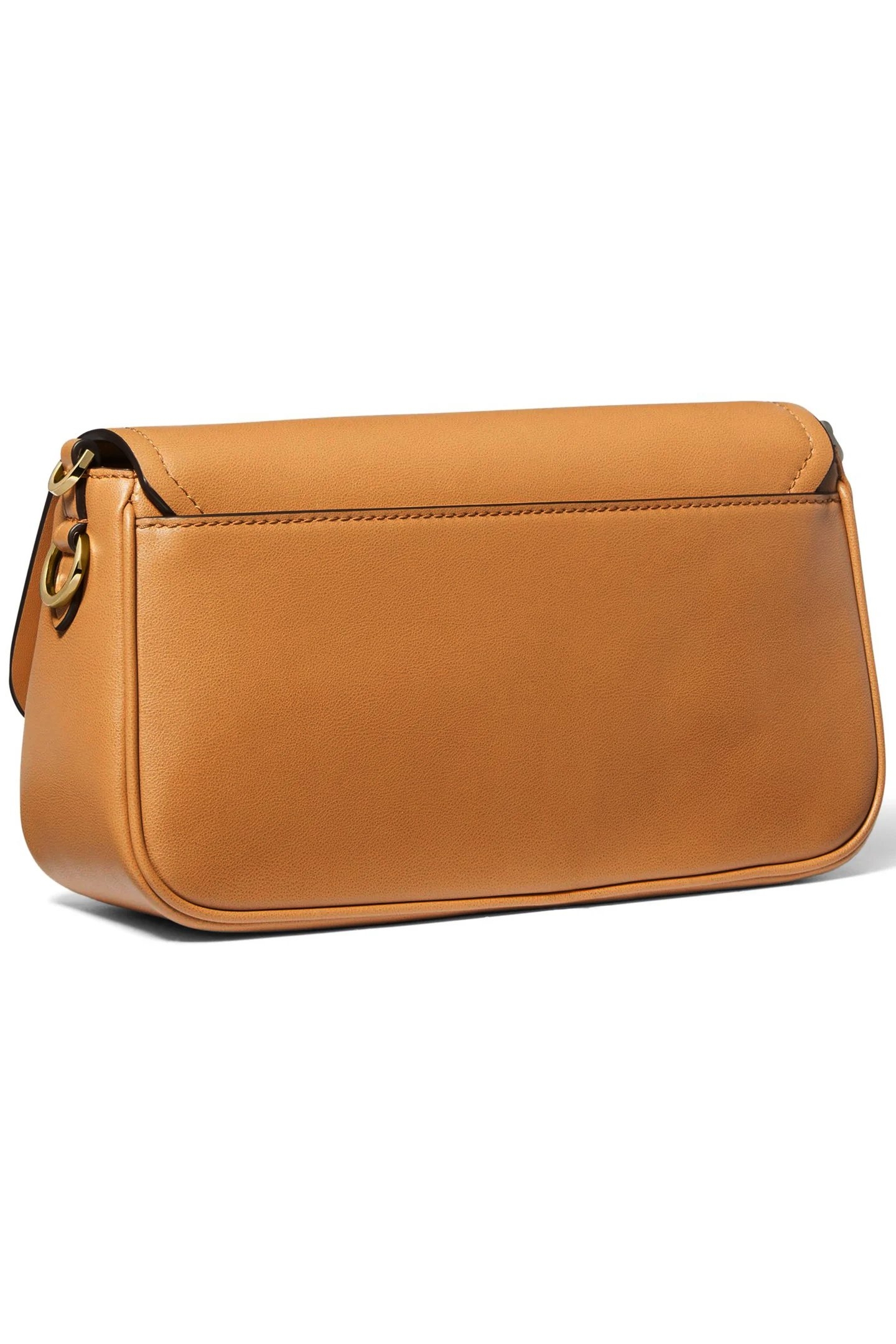 SMALL LEATHER SHOULDER BAG IN LIGHT TAN 3