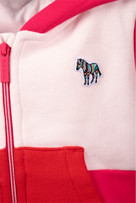 COLOURBLOCK TRACKSUIT SET 2 PIECE GIRLS BUBBLEGUM/RASP 6