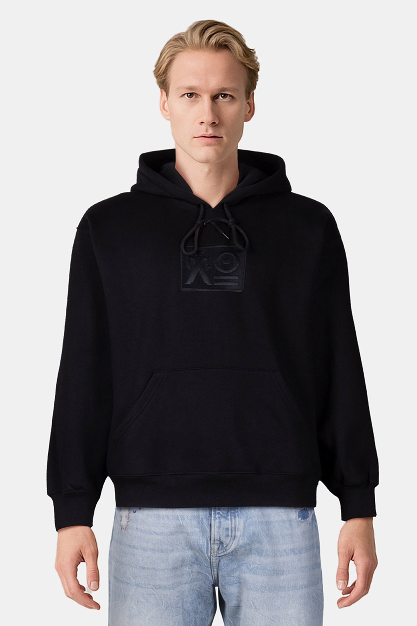 CARHARTT WIP – BASEMENT HOODED SWEATSHIRT BLACK / GREY 1