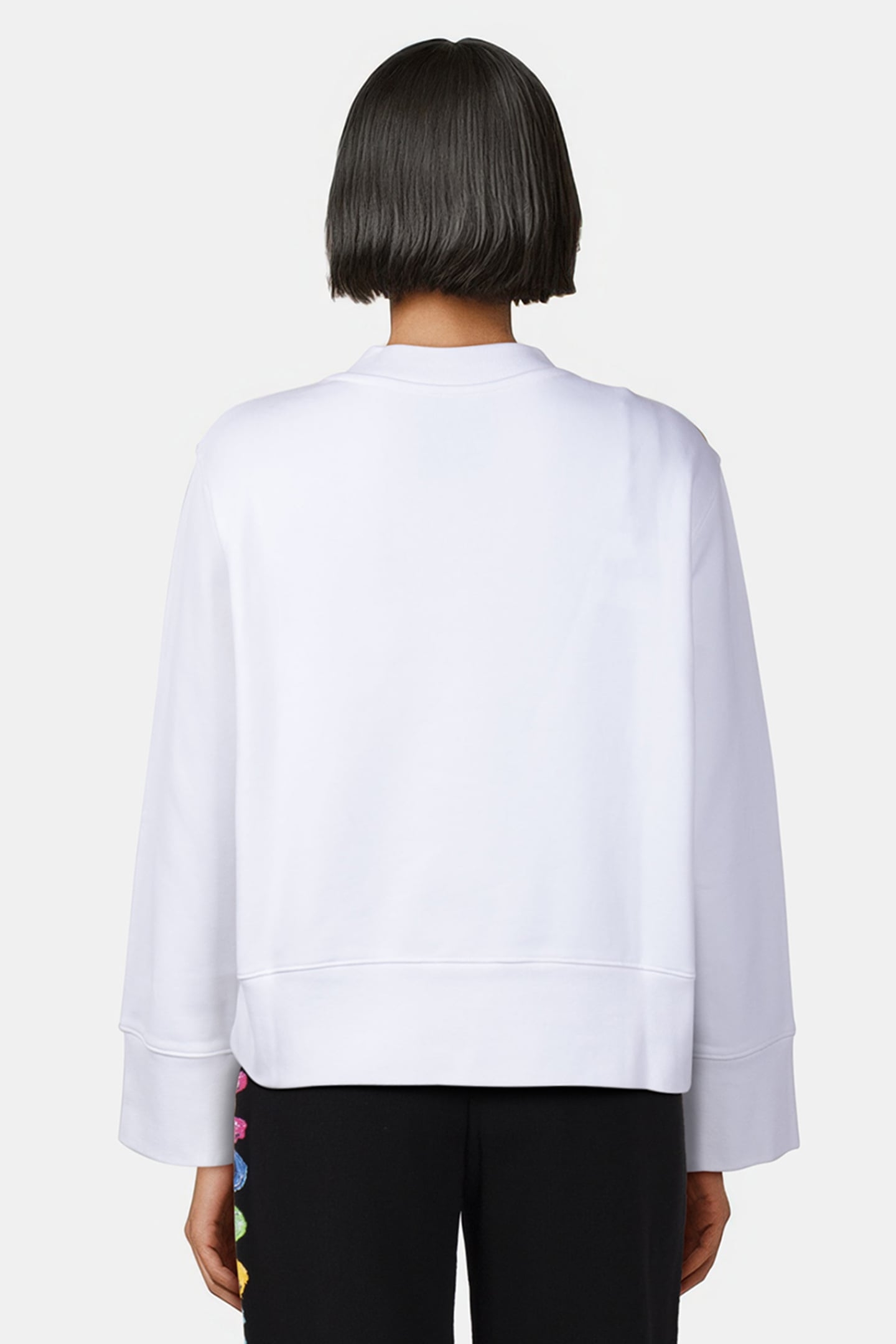 MOSCHINO SESAME STREET© COTTON SWEATSHIRT WHITE 2