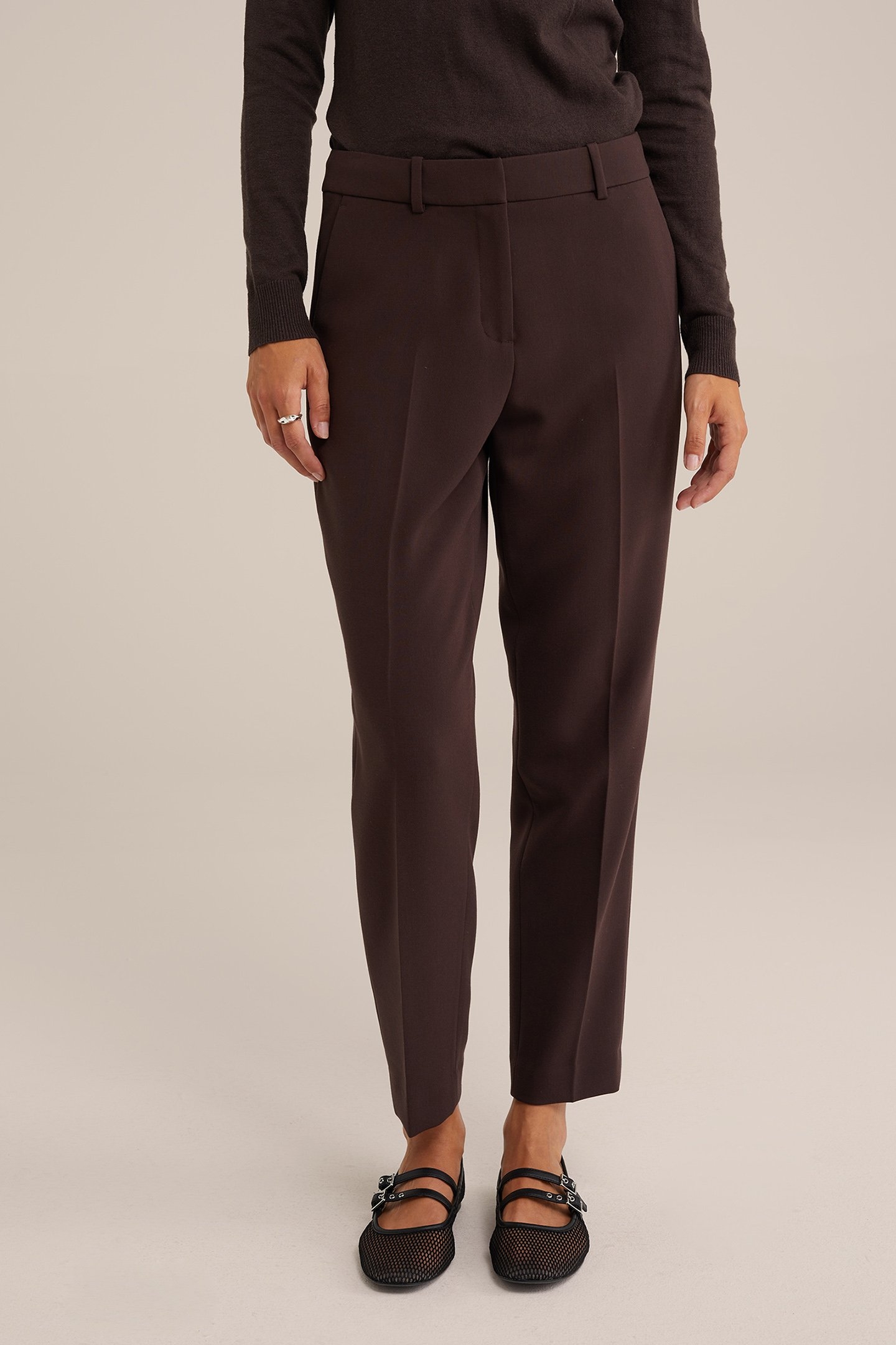 TROUSER DARK BROWN 1