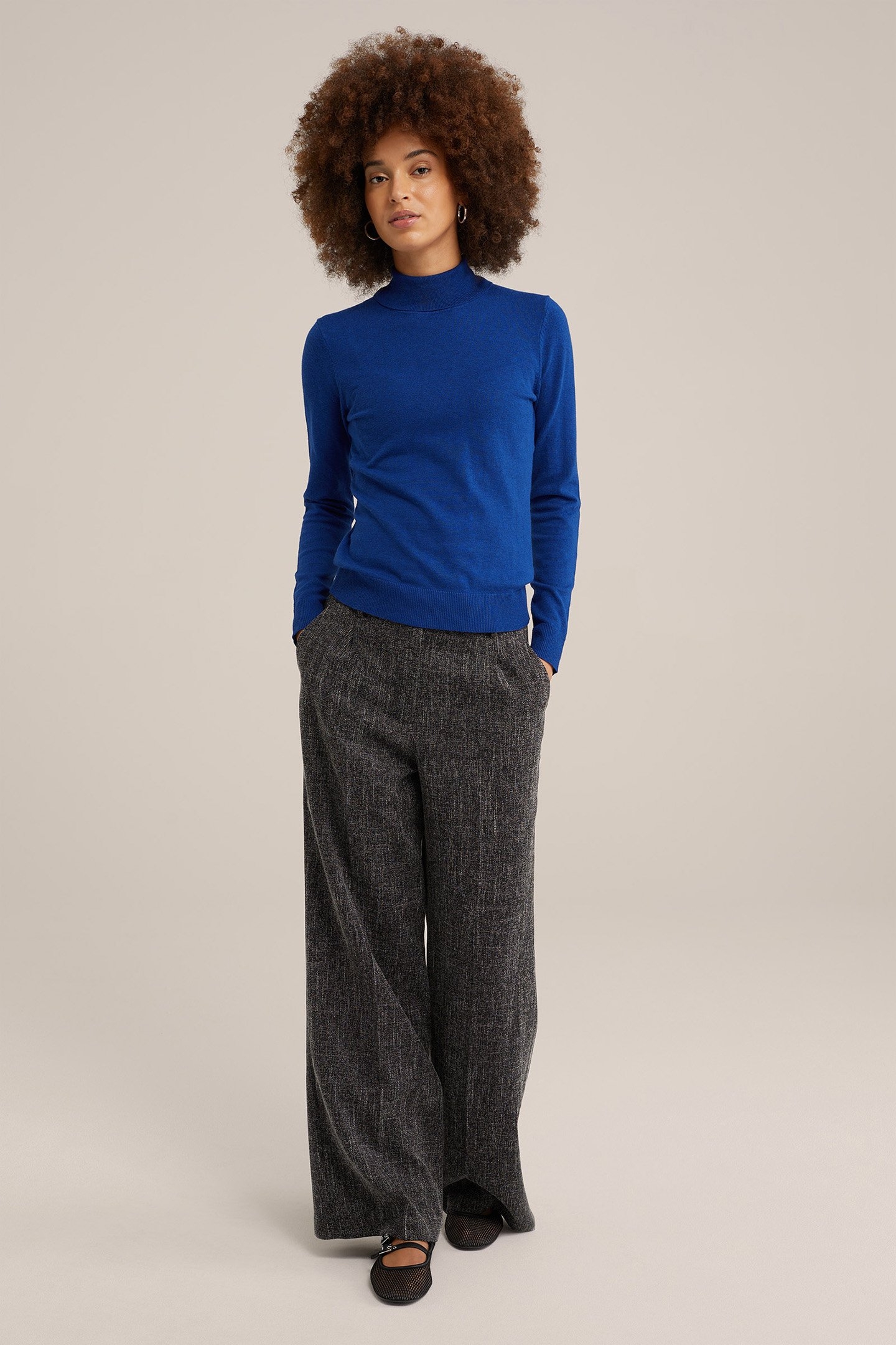 KNITTED PULLOVER BRIGHT BLUE 3