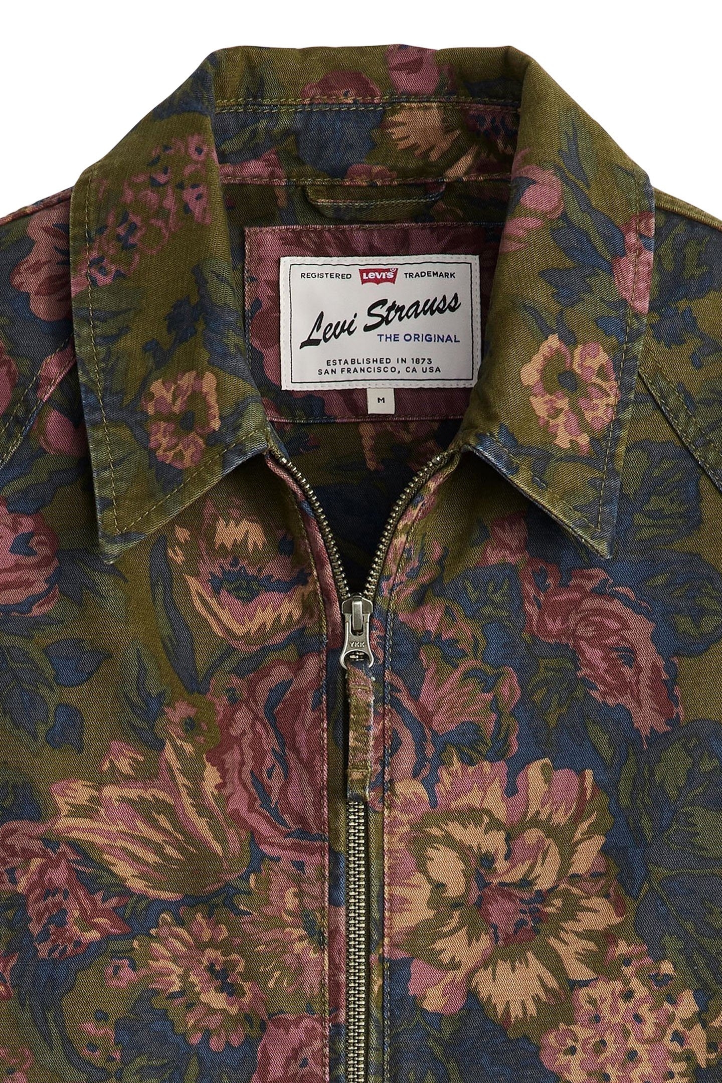POLK JACKET COOPER FLORAL DARK OLIVE 8