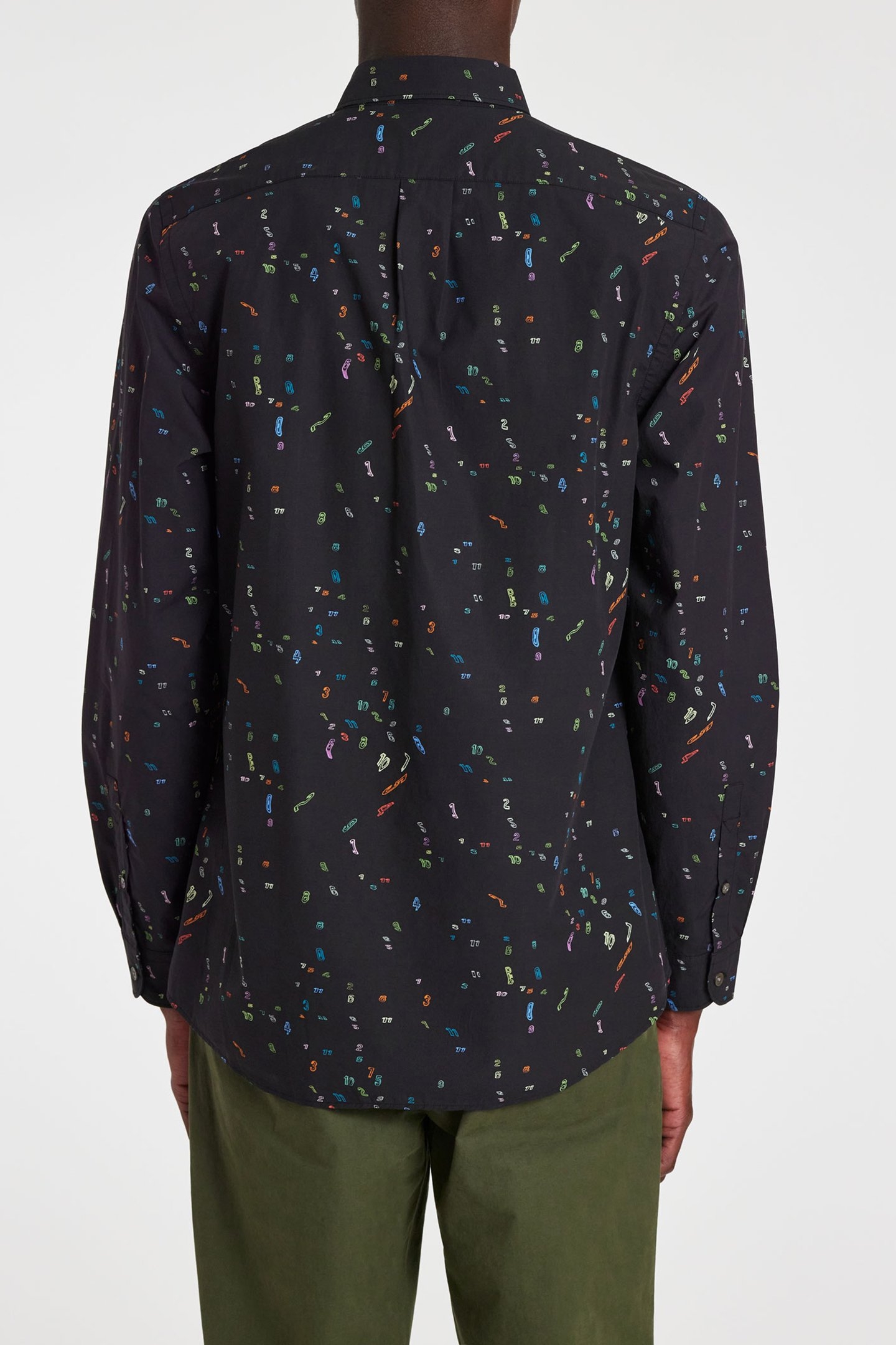 LS REGULAR FIT SHIRT BLACK 2