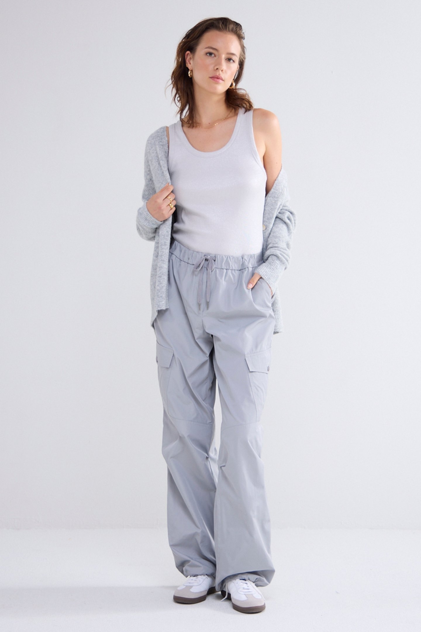 RIB TANKTOP COTTON RIB GREYS 2