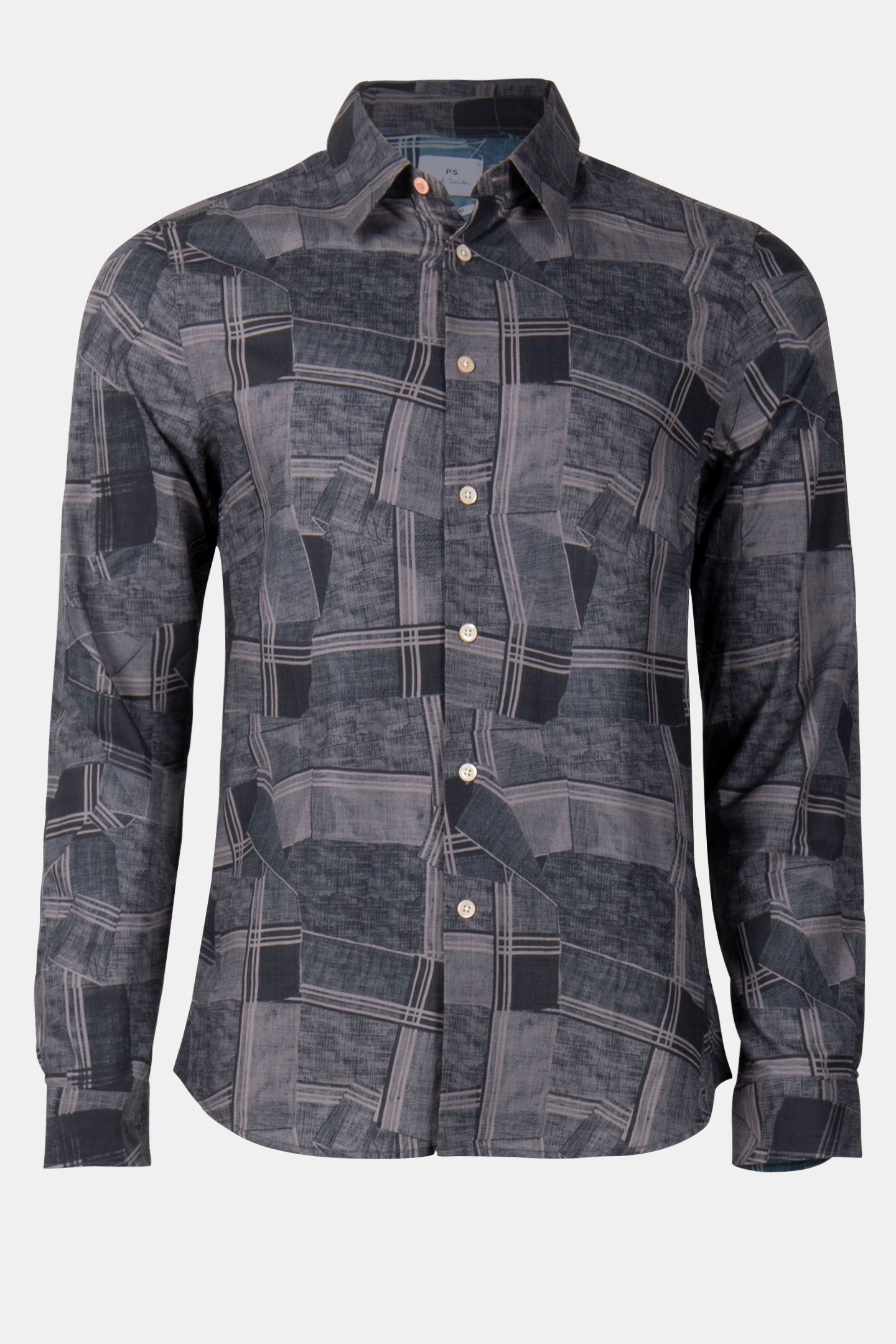 LS TAILORED FIT SHIRT PRINTED 3