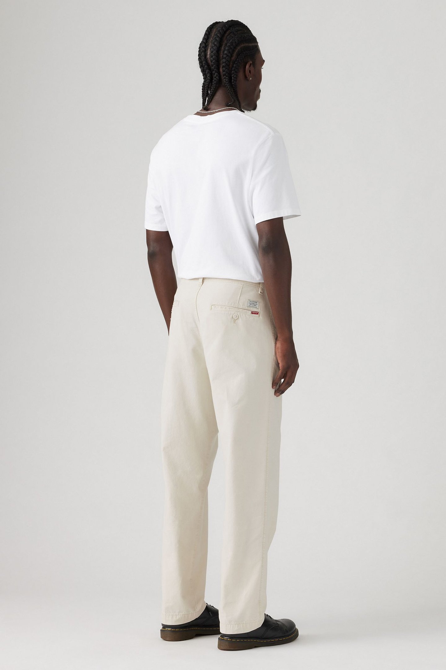 XX CHINO LOOSE STRT SILVER BIRCH LINEN 2