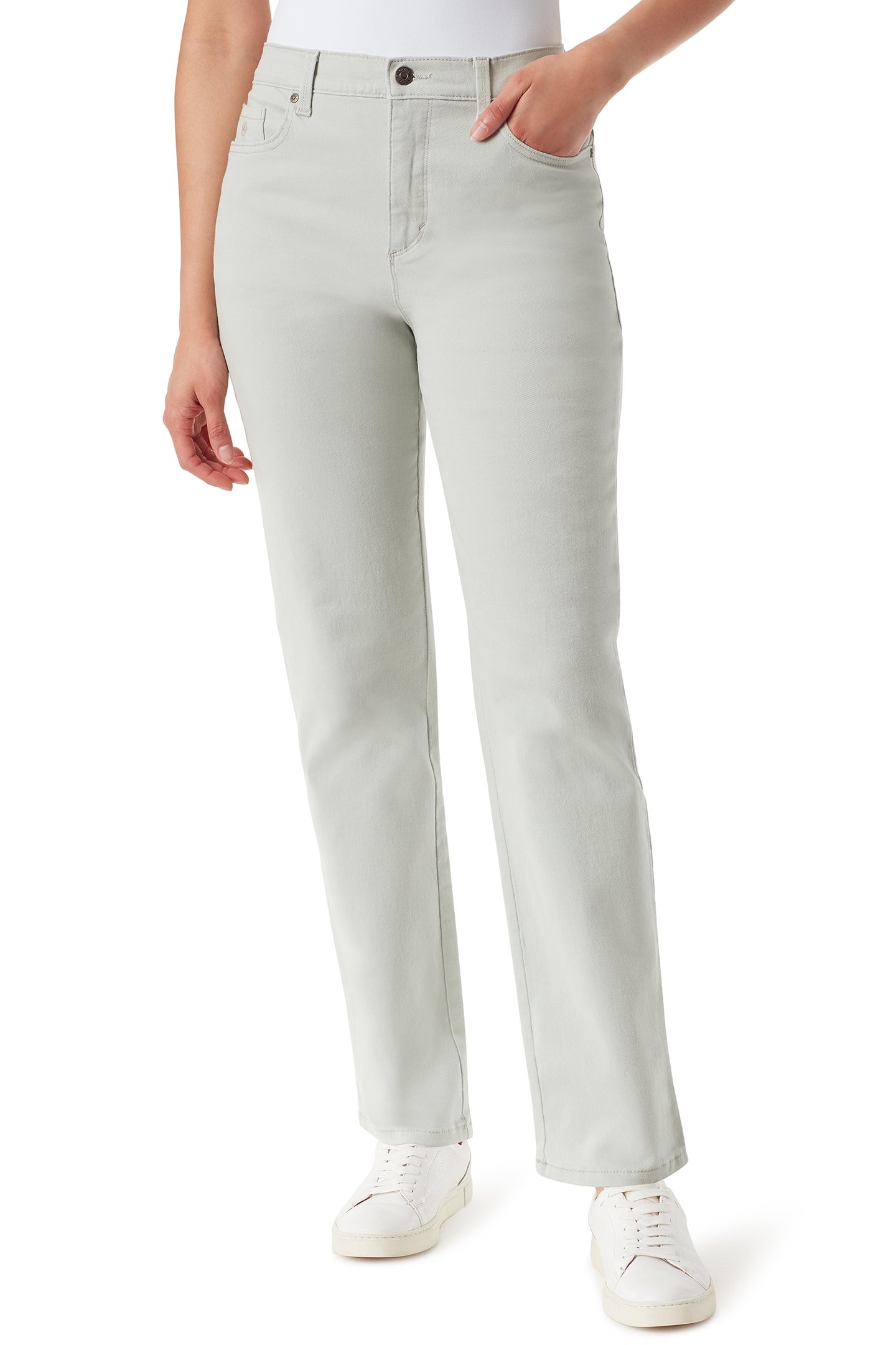 GLORIA VANDERBILT AMANDA STRAIGHT MINERAL MOSS 1