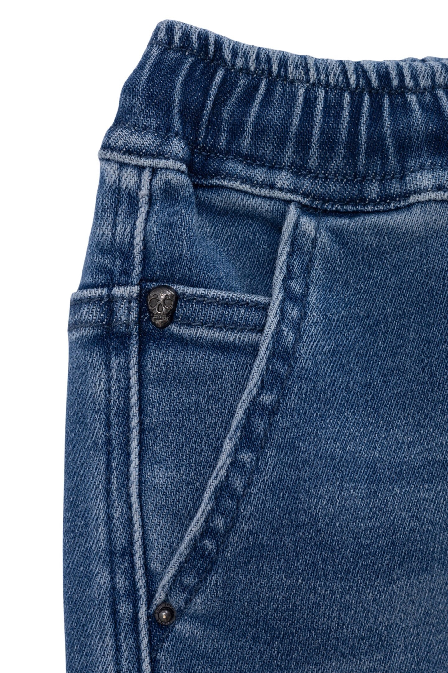 LOOSE BLUE DENIM ULTRA-RESISTANT JOGGER FOR BOY 3