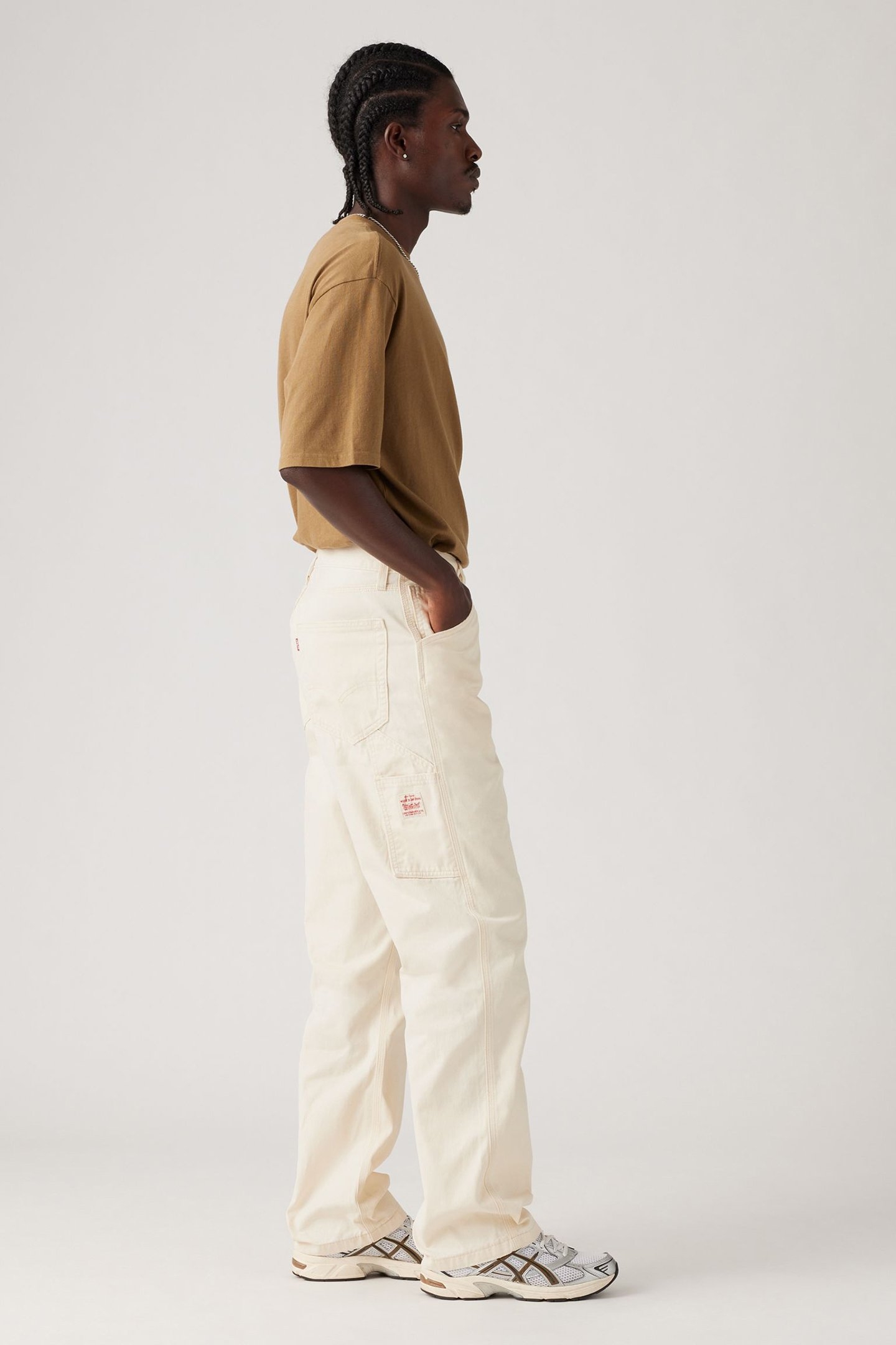 568 LOOSE STRT CARPENTER UNDYED ECRU 6