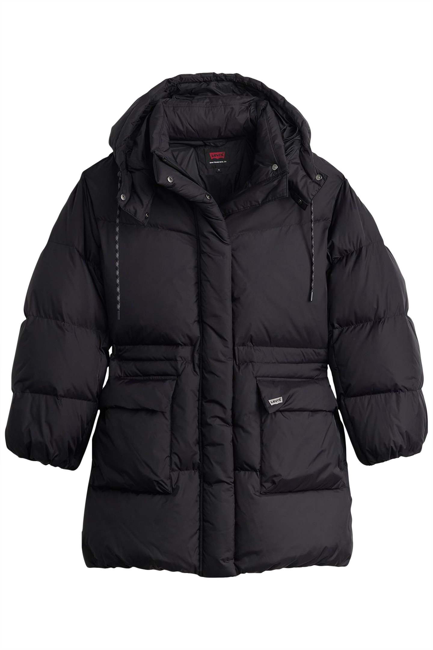 MID PUFFER COAT IN BLACK 3