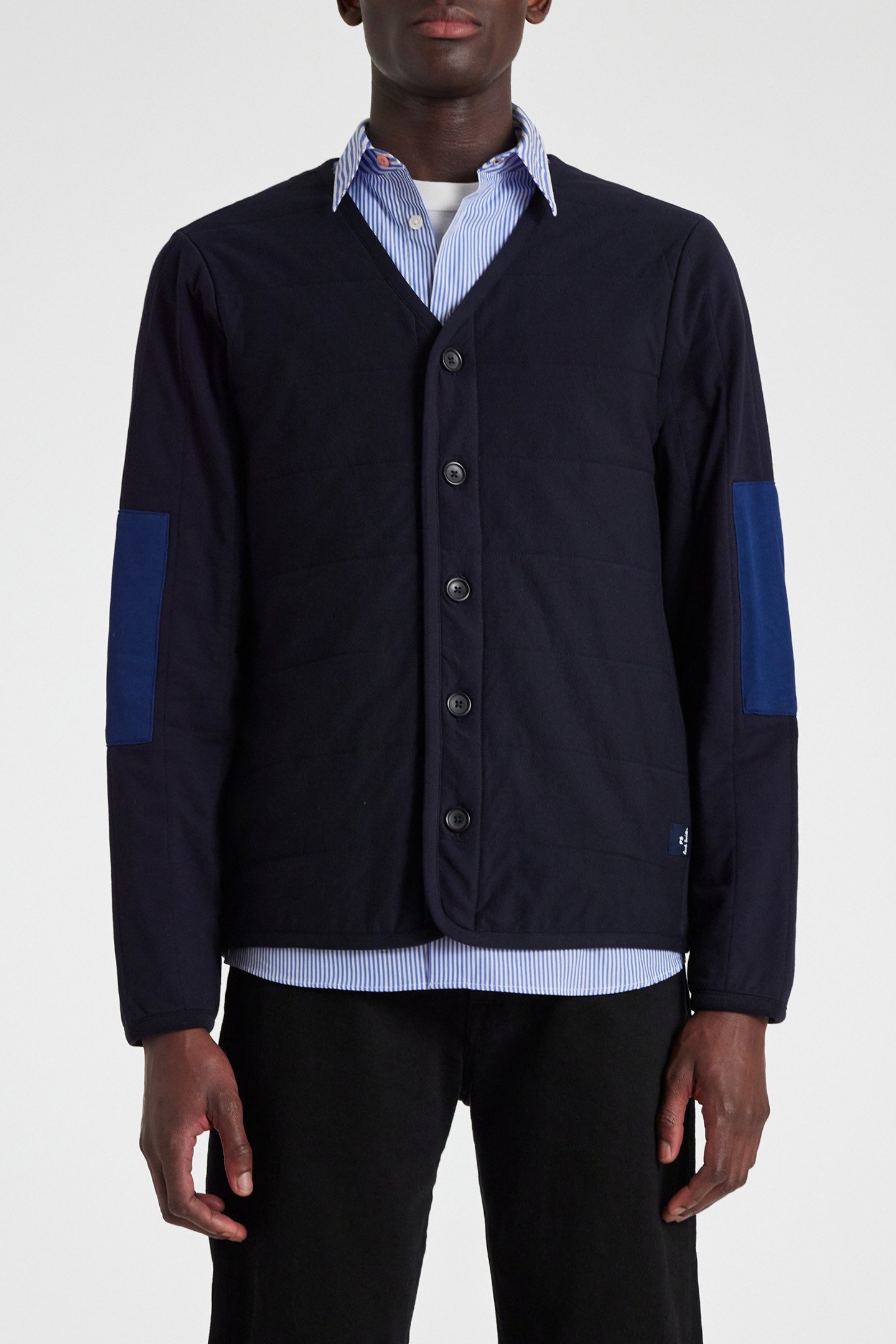 MENS JACKET QUILTED VERY DARK NAVY 1