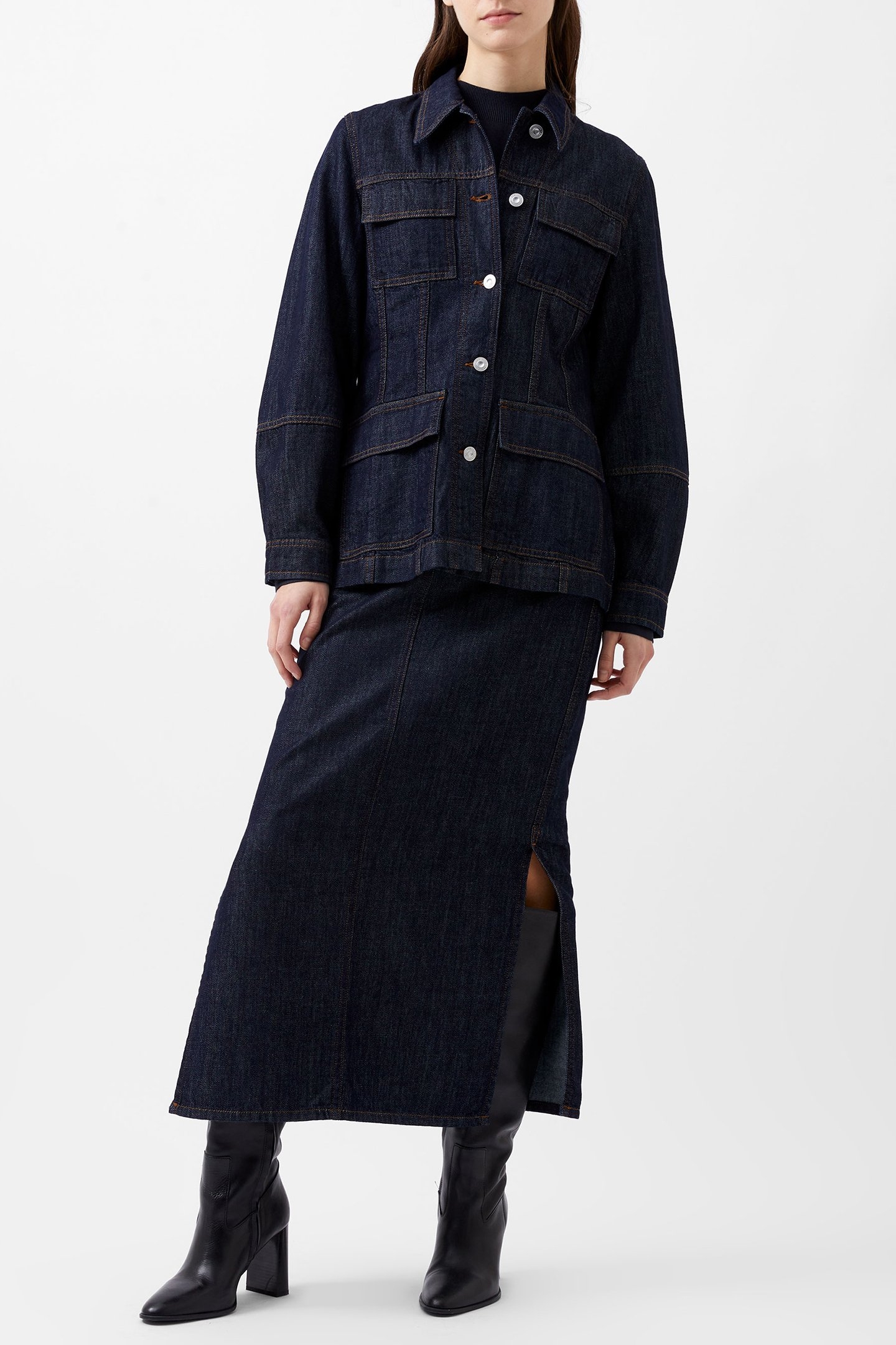 FINLEY DENIM JACKET INDIGO 2