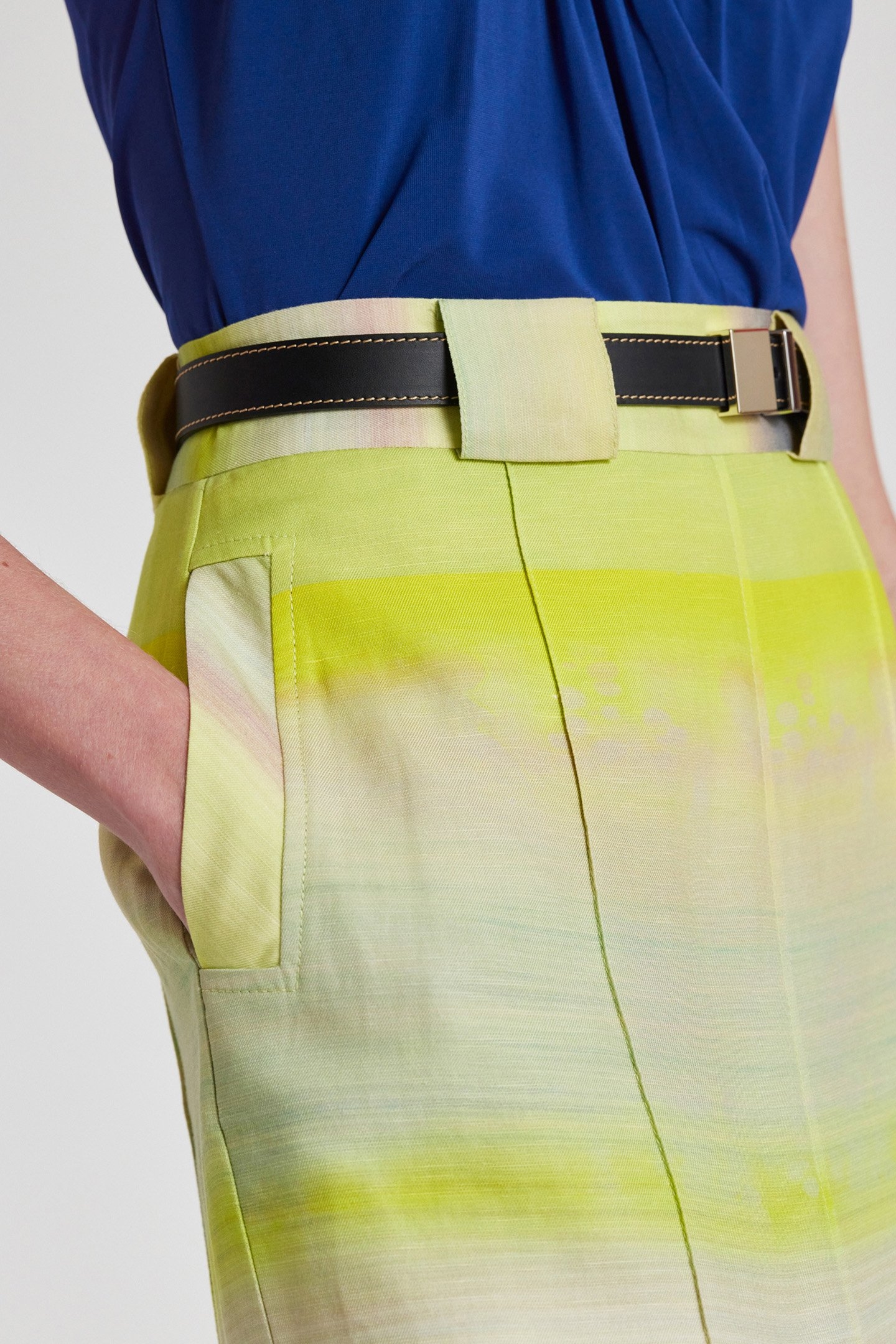 WOMENS SKIRT ACID YELLOW 6