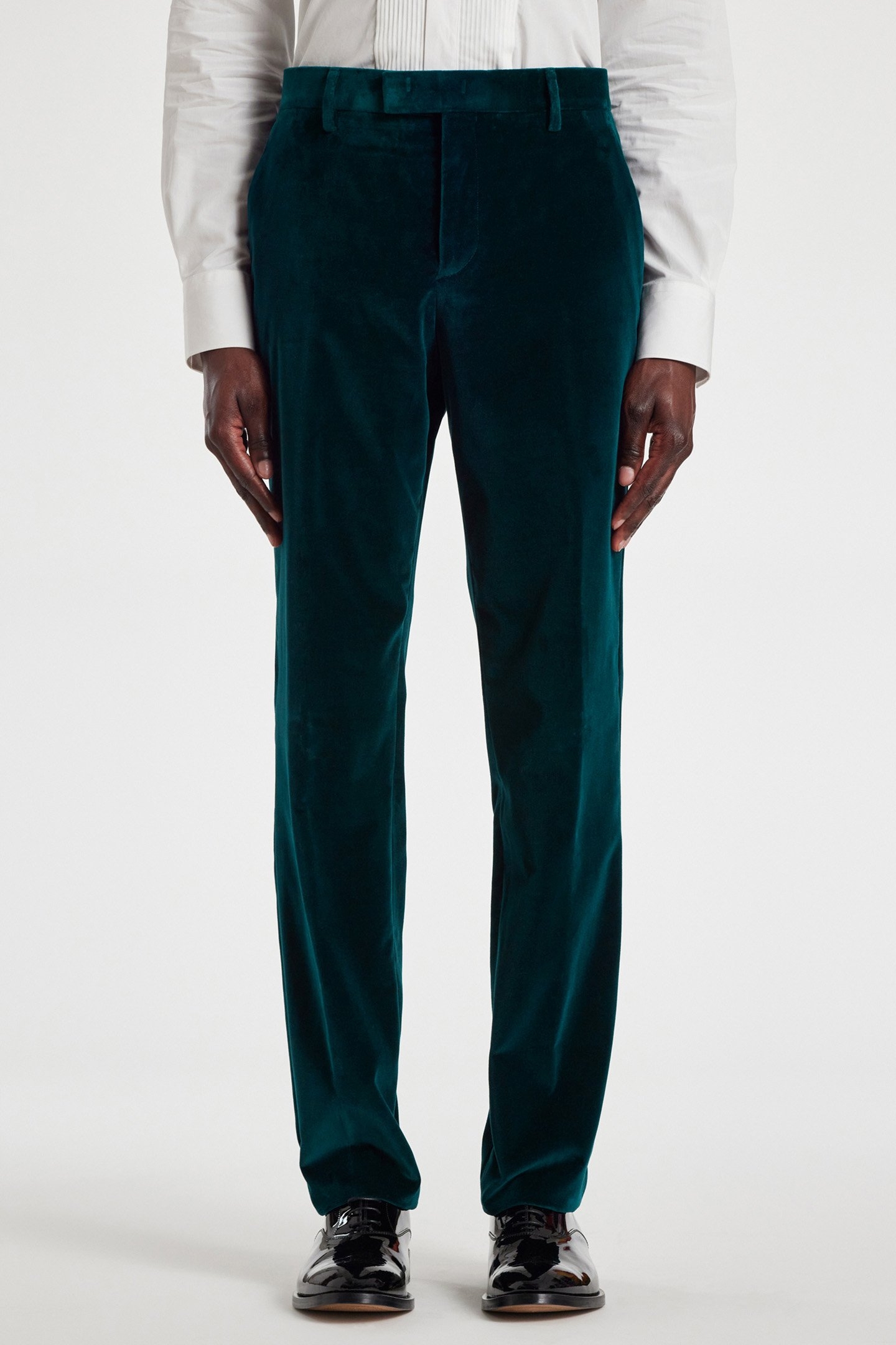 MENS TROUSER PETROL GREEN 1