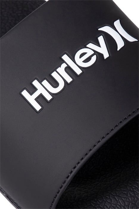 1PK MENS WORDMARK SLIDE BLACK / WHITE 4