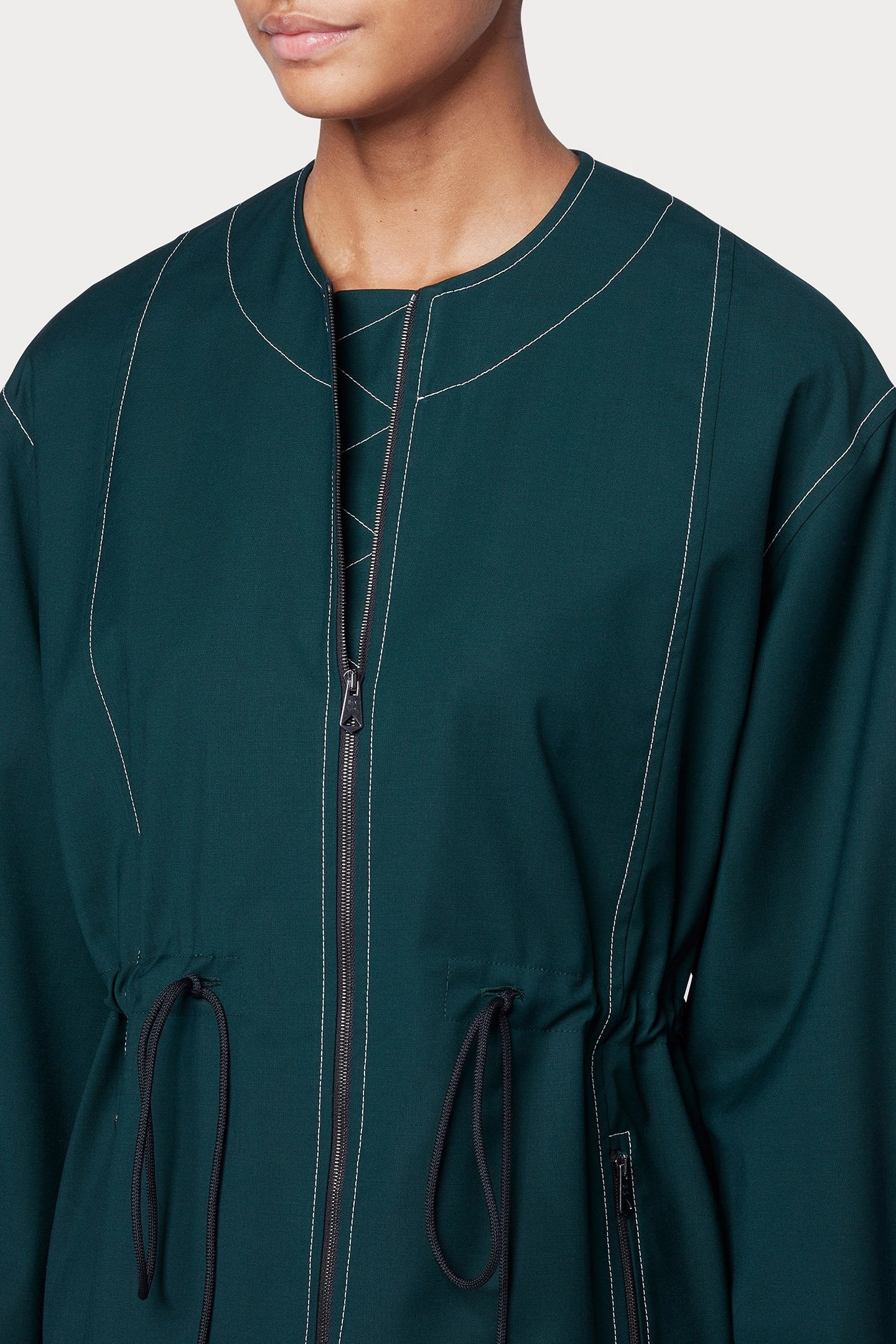 WOMENS JACKET BOTTLE GREEN 4