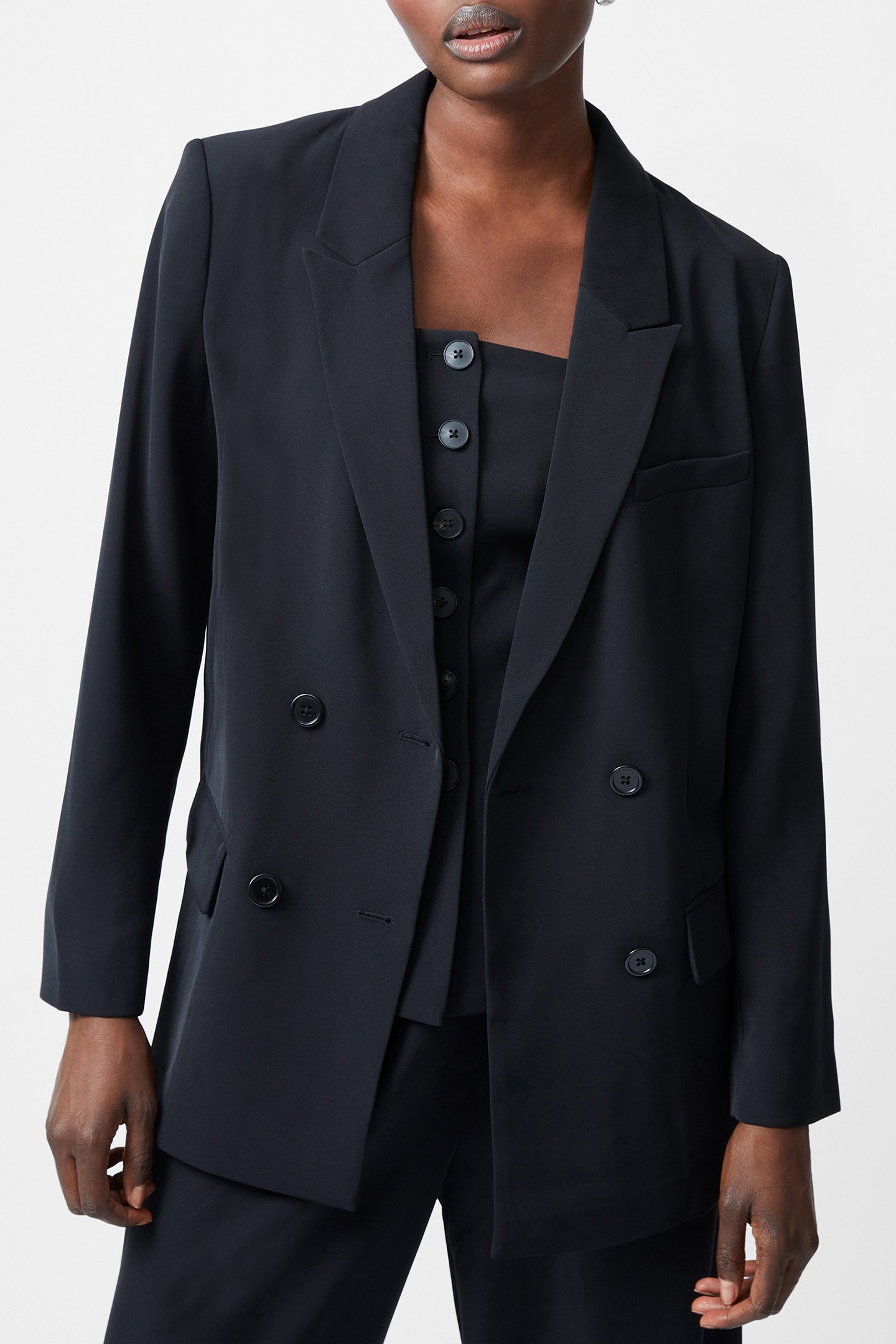 HARRIE SUITING DOUBLE BREASTED BLACKOUT 1