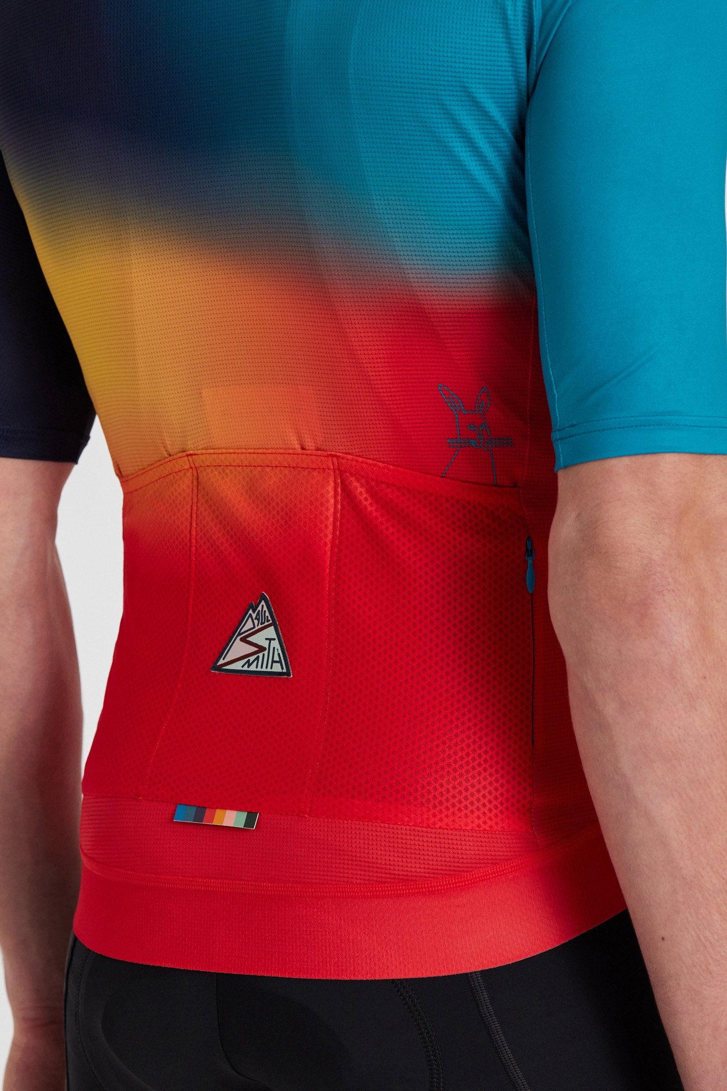 CYCLE JERSEY ARTIST FADE MULTI COLOURED 7