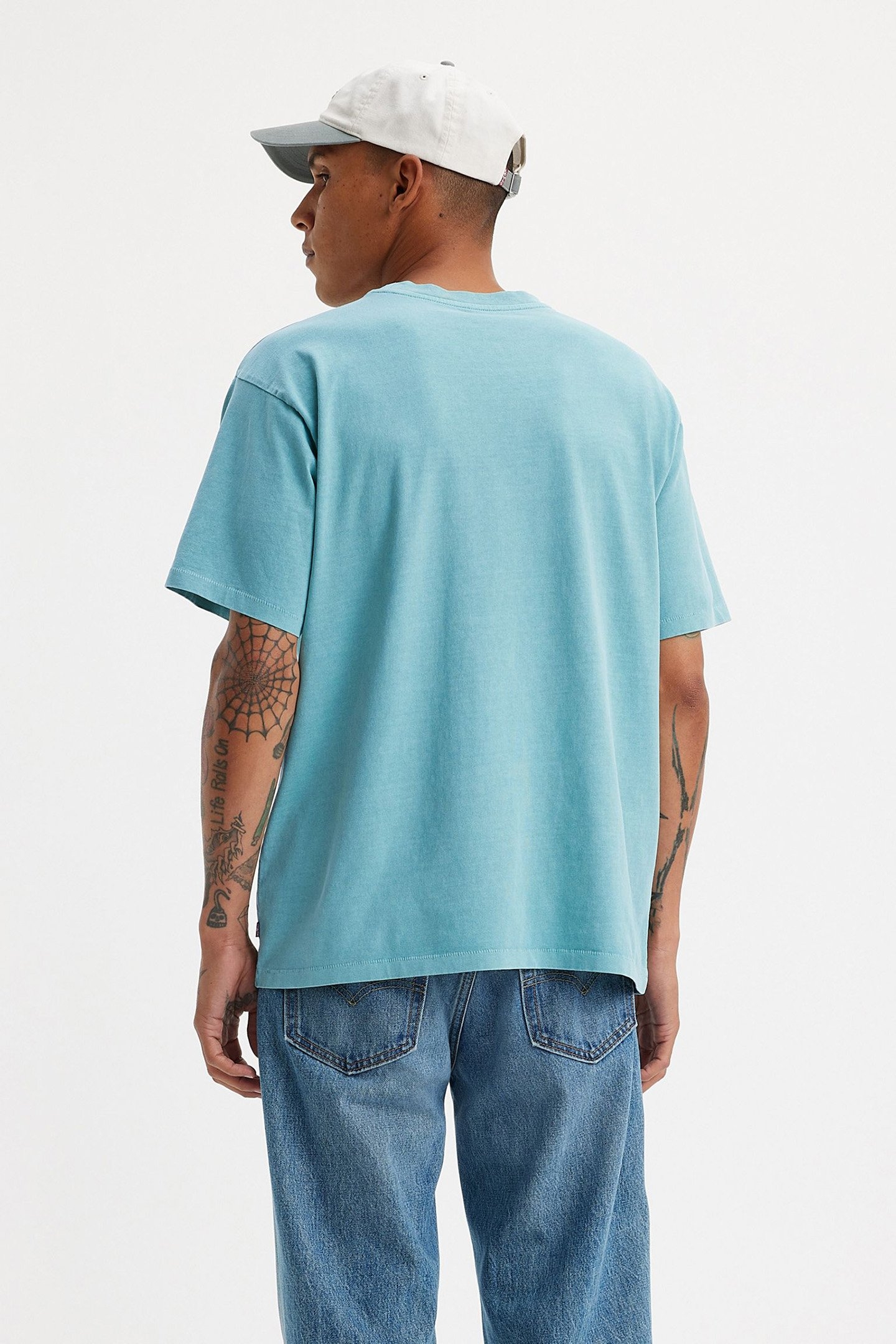 RED TAB VINTAGE TEE GD BLUE GROTTO 2