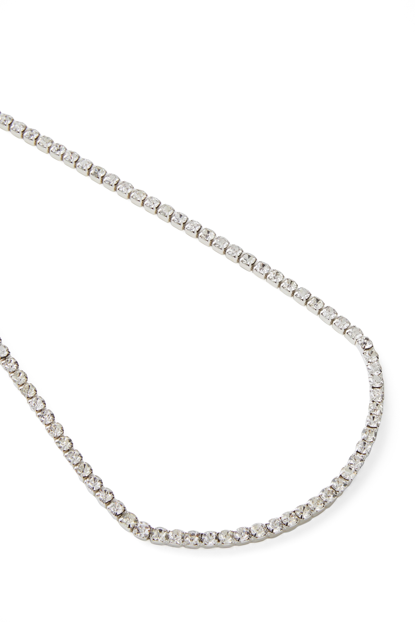 DIAMENTE LINK NECKLACE SILVER/DIAMANTE 2