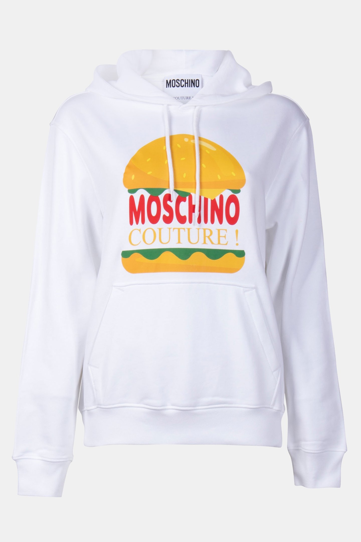 HAMBURGER HOODIE WHITE 3