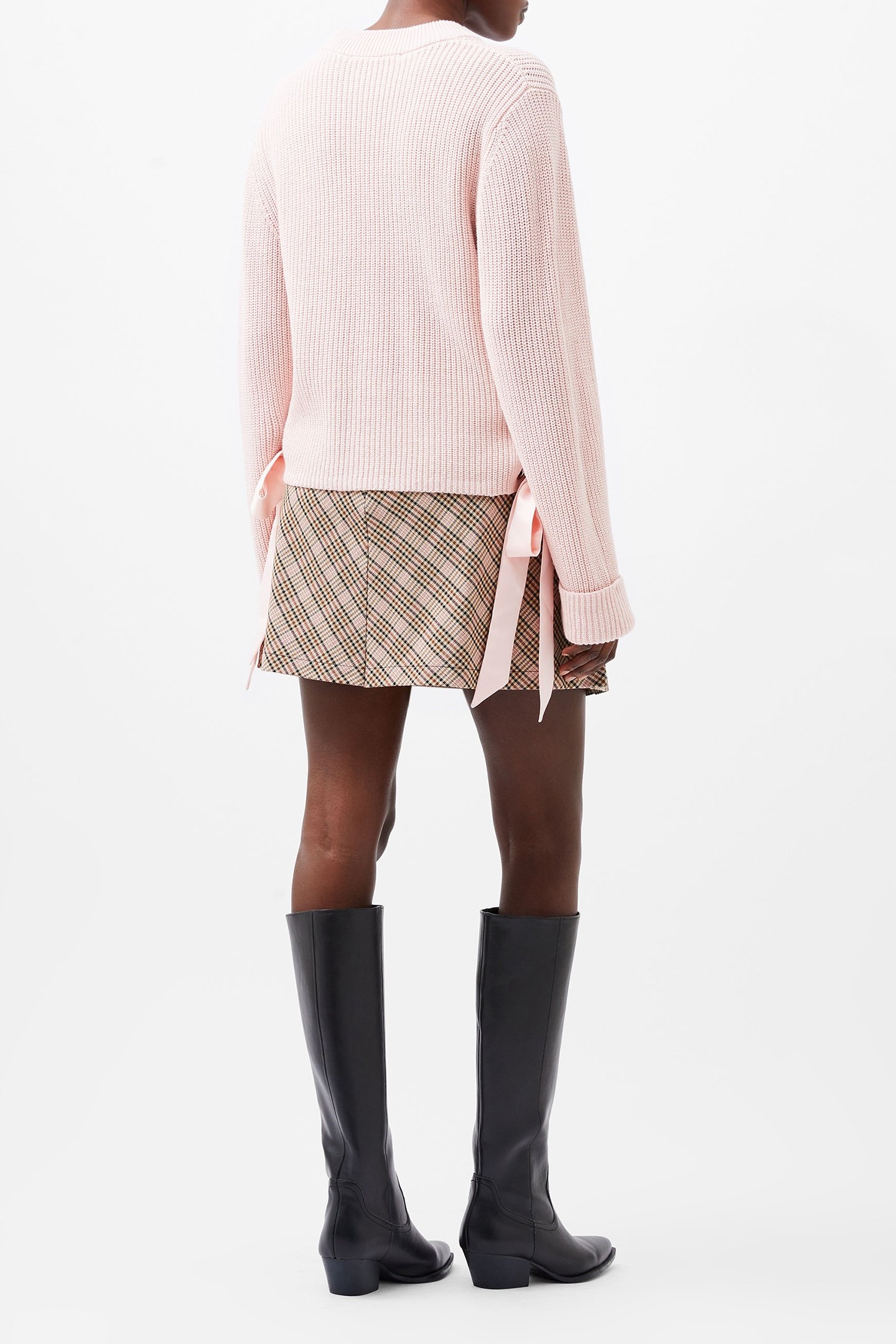 KAILA TIE DETAIL JUMPER LOTUS PINK 2