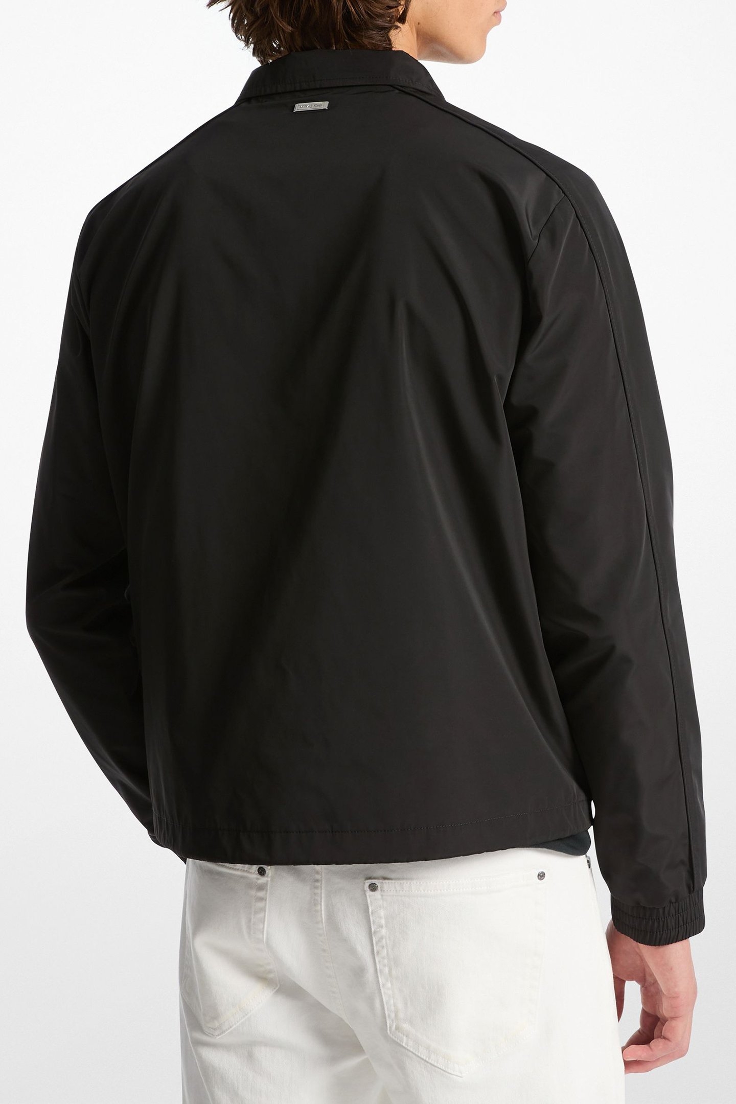 POCKET DETAIL ZIP JACKET IN BLACK 2