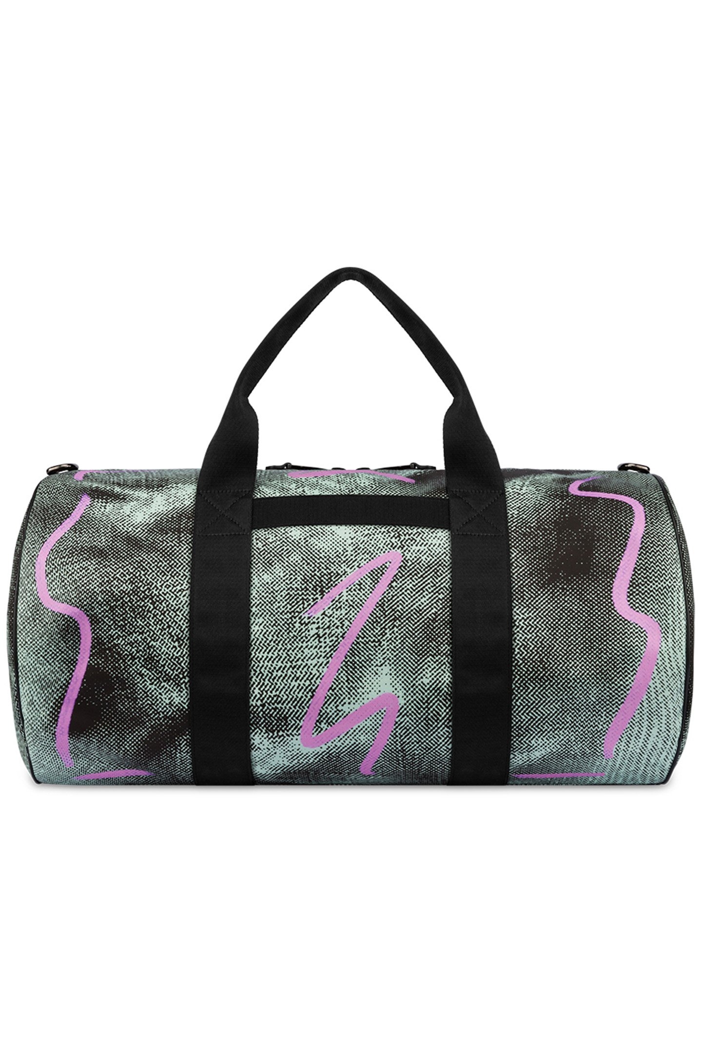 SHADOWS & SQUIGGLES LARGE TRAVEL BAG GREY 1