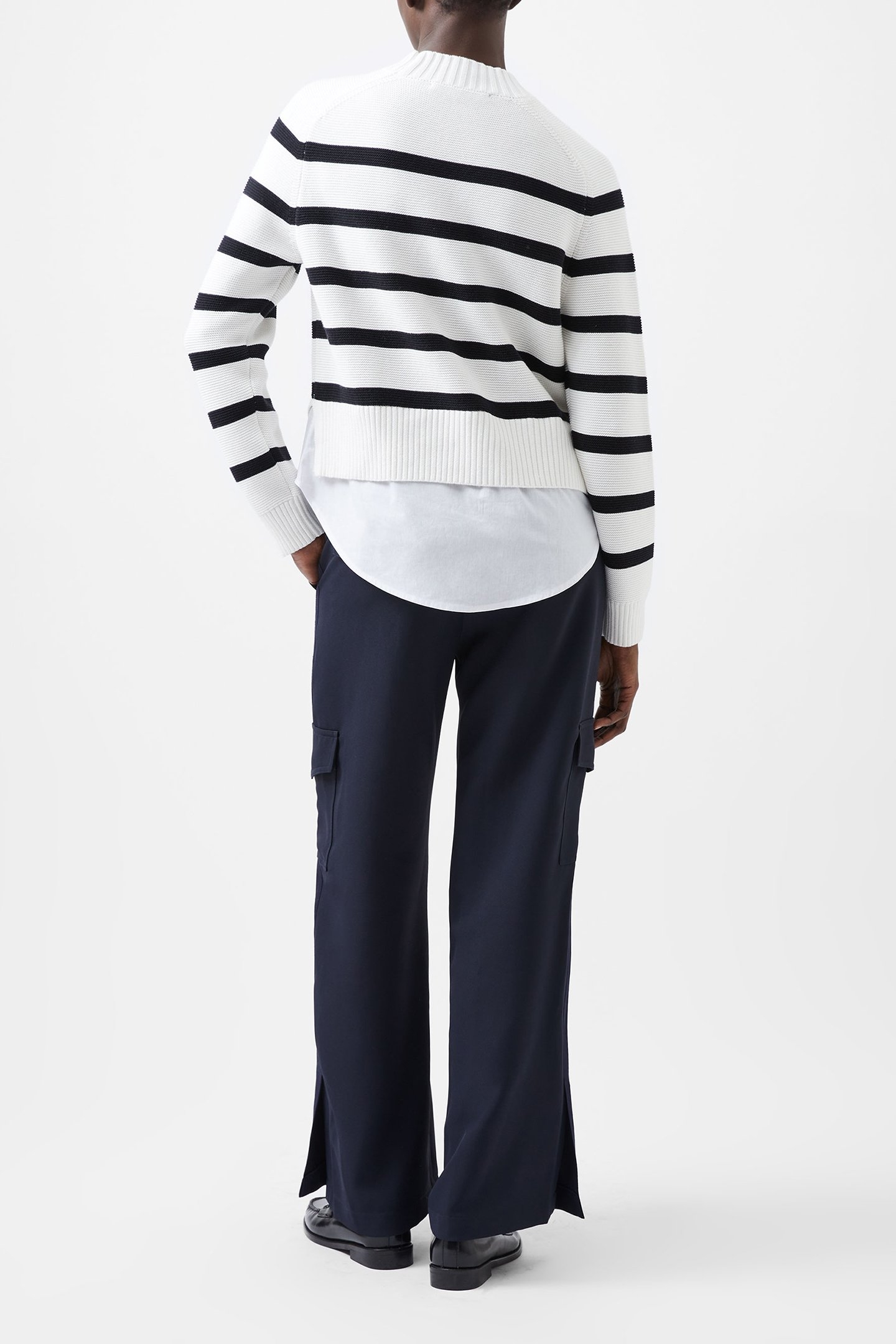 LILY MOZART POPLIN MIX TOP WINTER WHITE/MOONLES 2