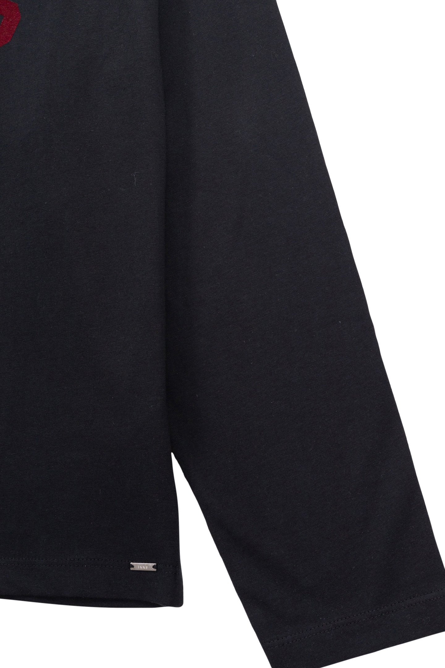 BLACK T-SHIRT WITH VELOUR FLOCKED MESSAGE FOR GIRL 4