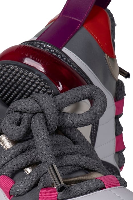 SILVER SNEAKERS SILVER 4