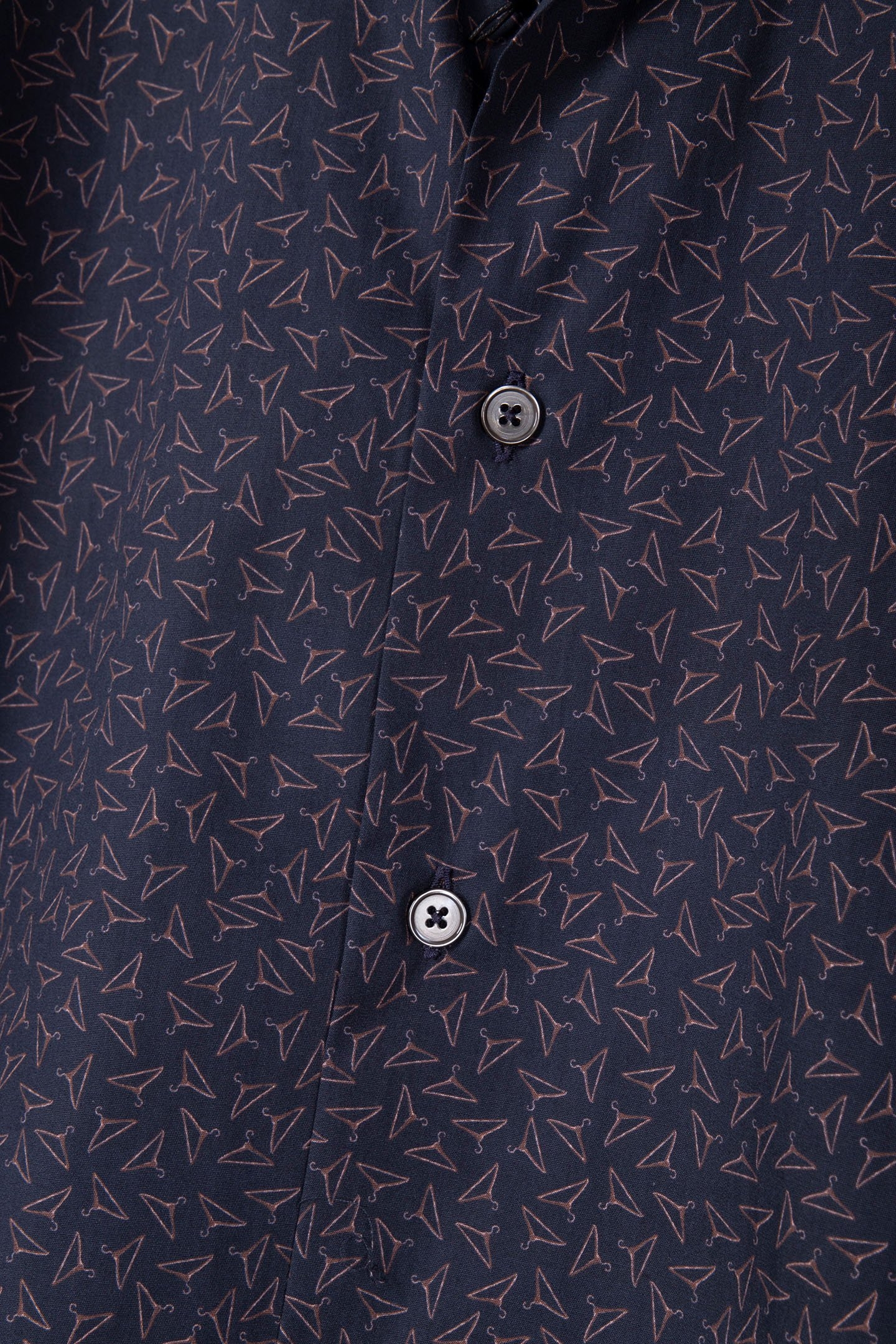 S/C TAILORED FIT SHIRT NAVY 4