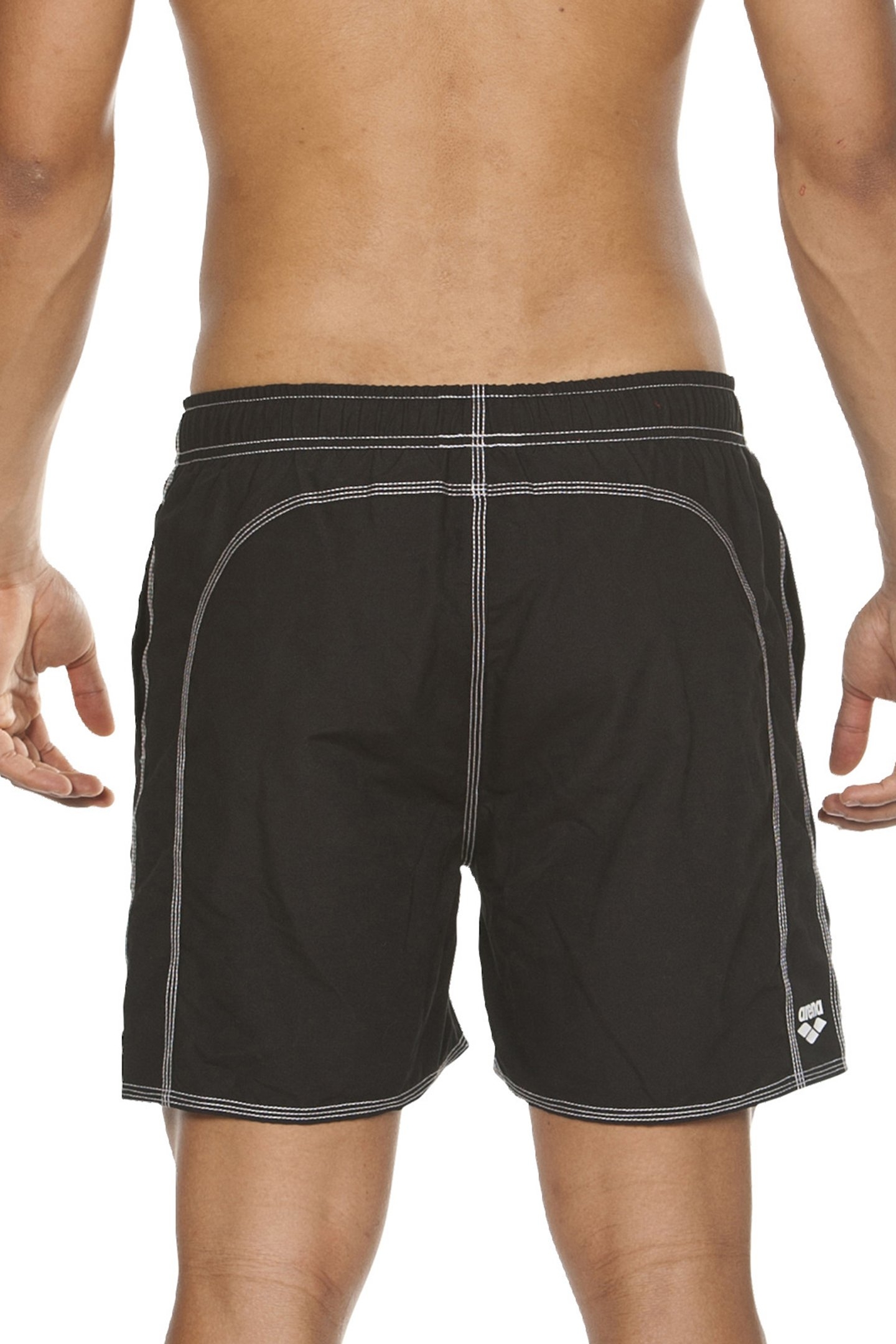 FUNDAMENTALS SOLID BOXER BLACK-WHITE 2