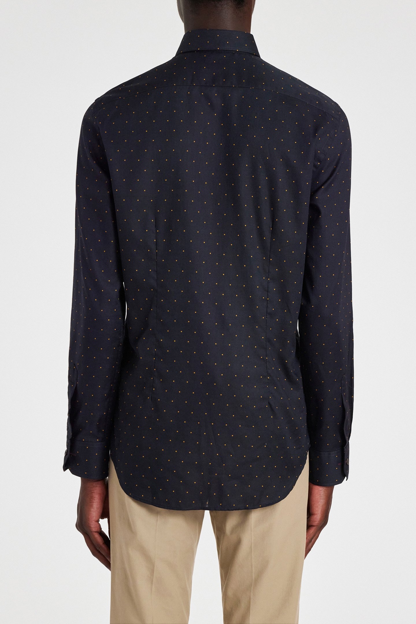S/C SLIM FIT SHIRT VERY DARK NAVY 2