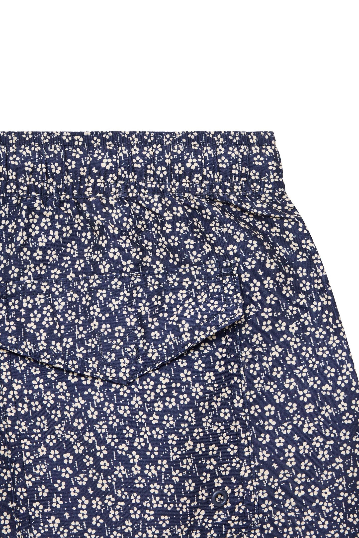 MARINE FLORAL SWIM SHORTS MARINE/SALT 3