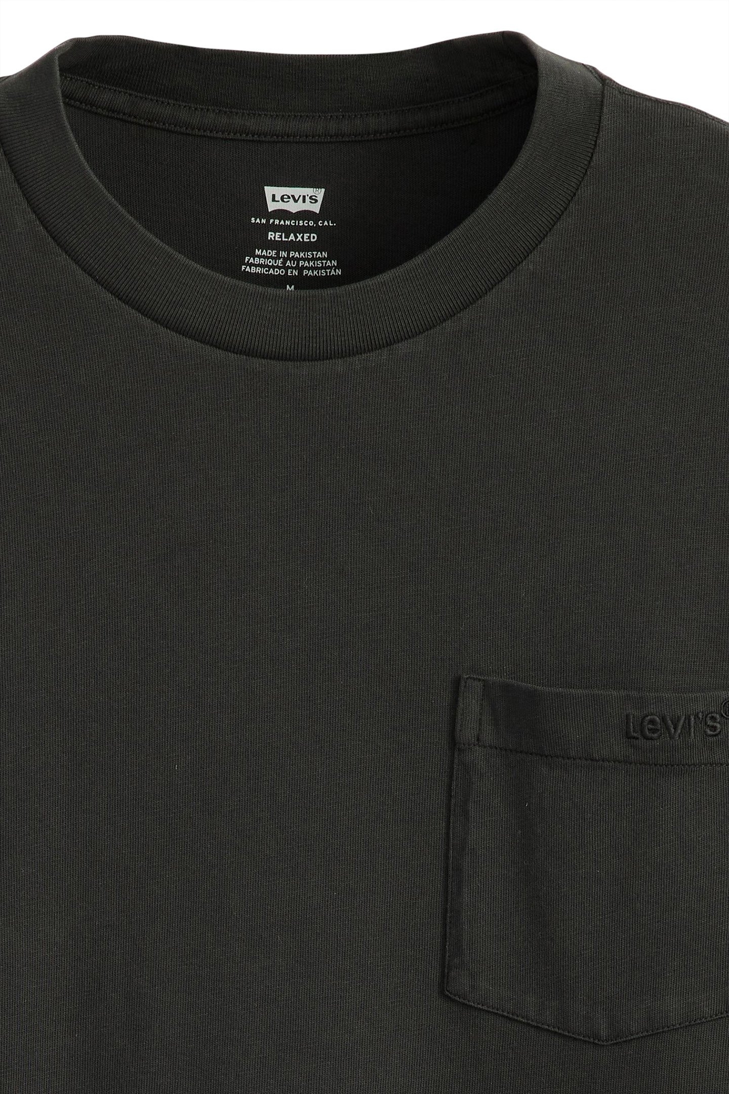 LS AUTHENTIC PKT TEE MINERAL BLACK 6