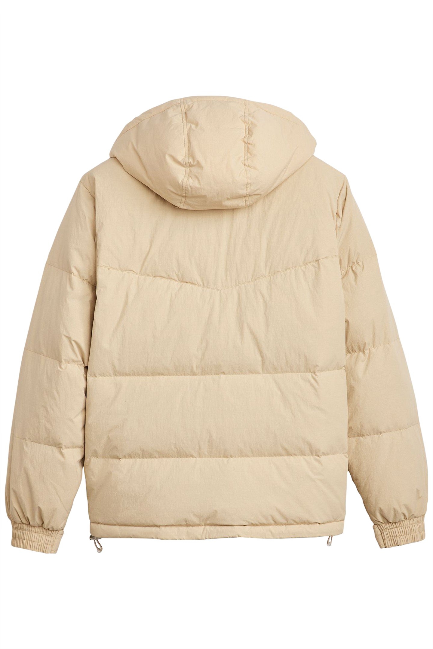 RICKRIDGE SHORT PUFFER COAT IN BEIGE 4