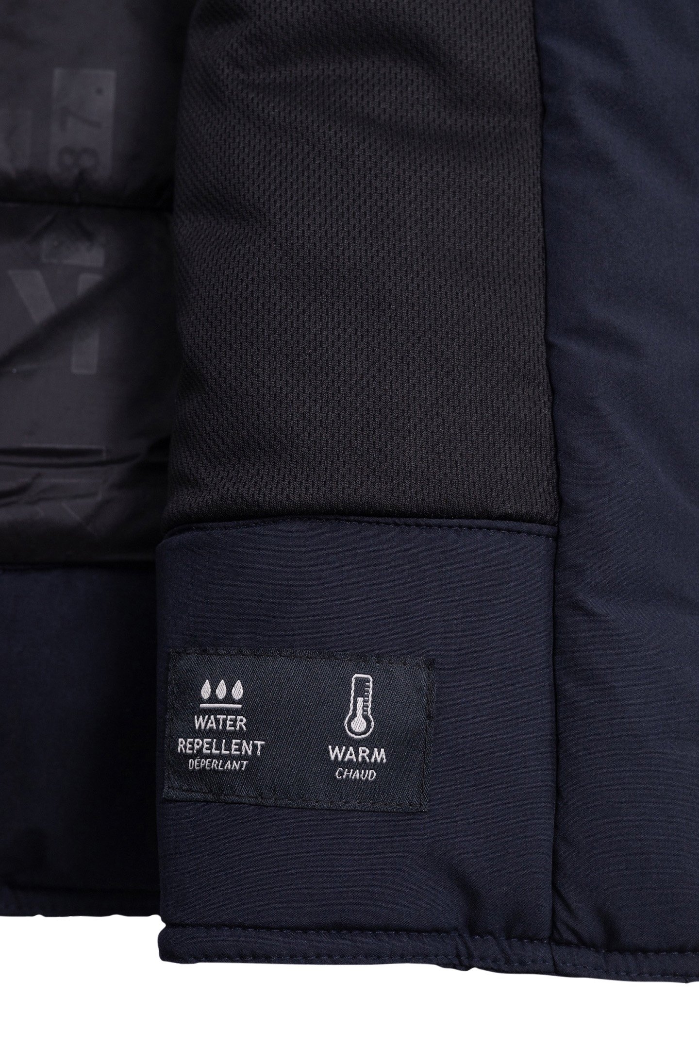 BOYS' NAVY PARKA WITH QUILTED INTERIOR 5